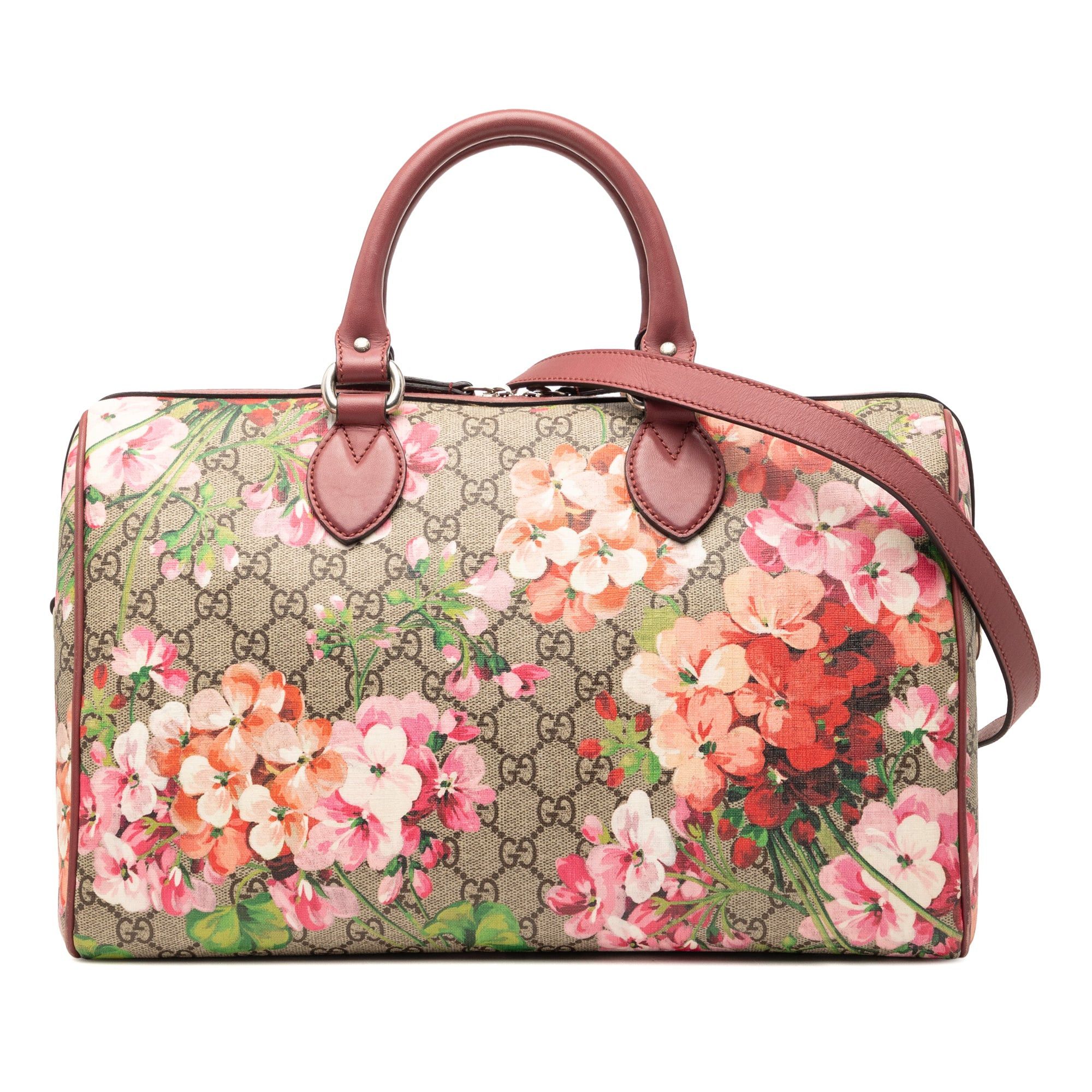 Gucci Medium GG Supreme Blooms Satchel Size ONE SIZE - 1 Thumbnail