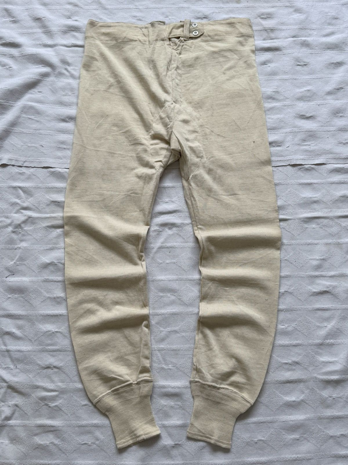 Vintage Vintage 1951 Dated French Military Underwear Thermal Pants Size US 32 / EU 48 - 3 Thumbnail