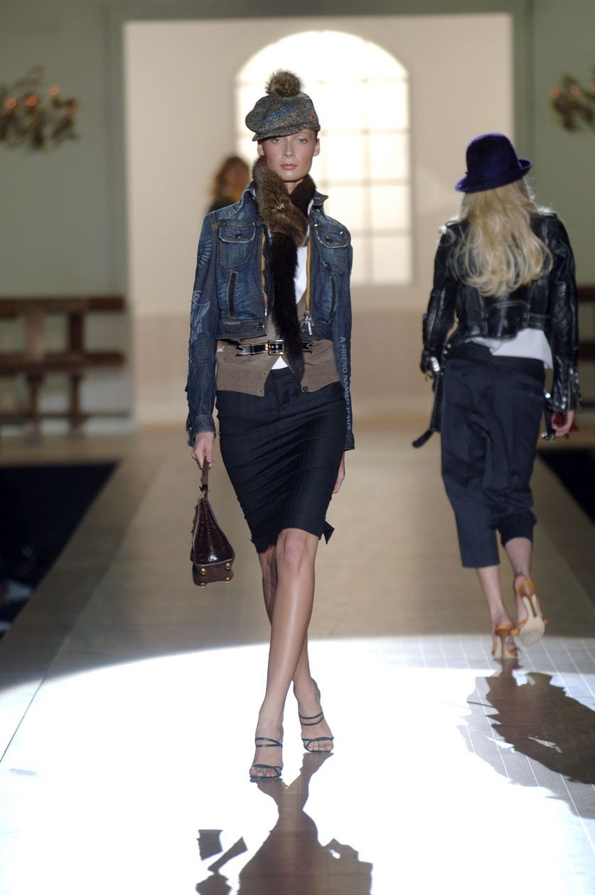 Dsquared2 Dsquared2 FW2005 Jesus Lord Peace Cropped Denim Jacket Size S / US 4 / IT 40 - 4 Thumbnail