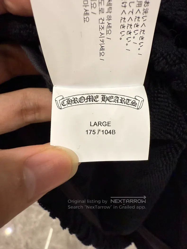 Chrome Hearts CHROME HEARTS Size L Cross towel bottom oversized silver bu Size US L / EU 52-54 / 3 - 7 Thumbnail