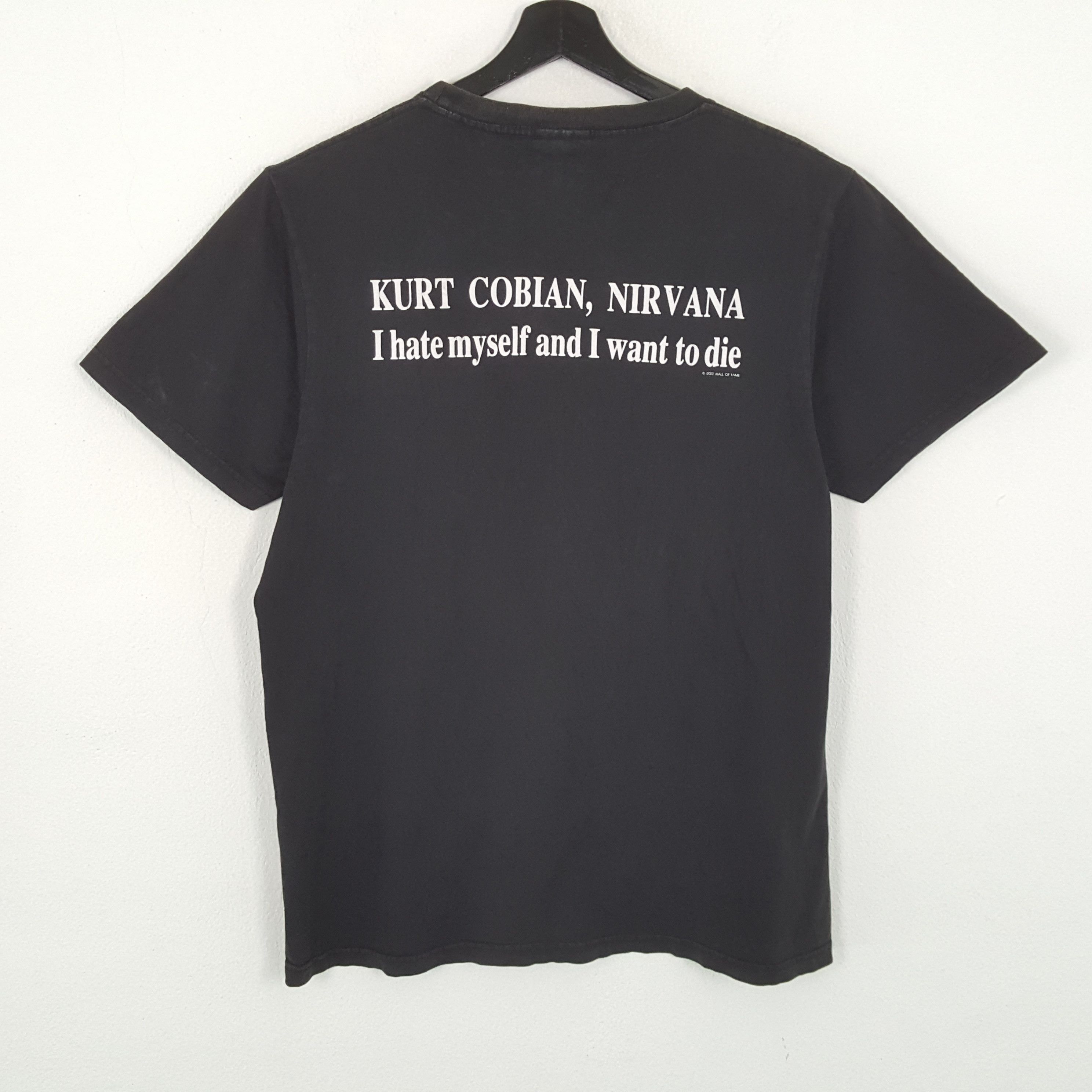 Nirvana × Vintage KURT COBAIN NIRVANA Singer Music Phototees Style Tshirt Size US L / EU 52-54 / 3 - 3 Thumbnail