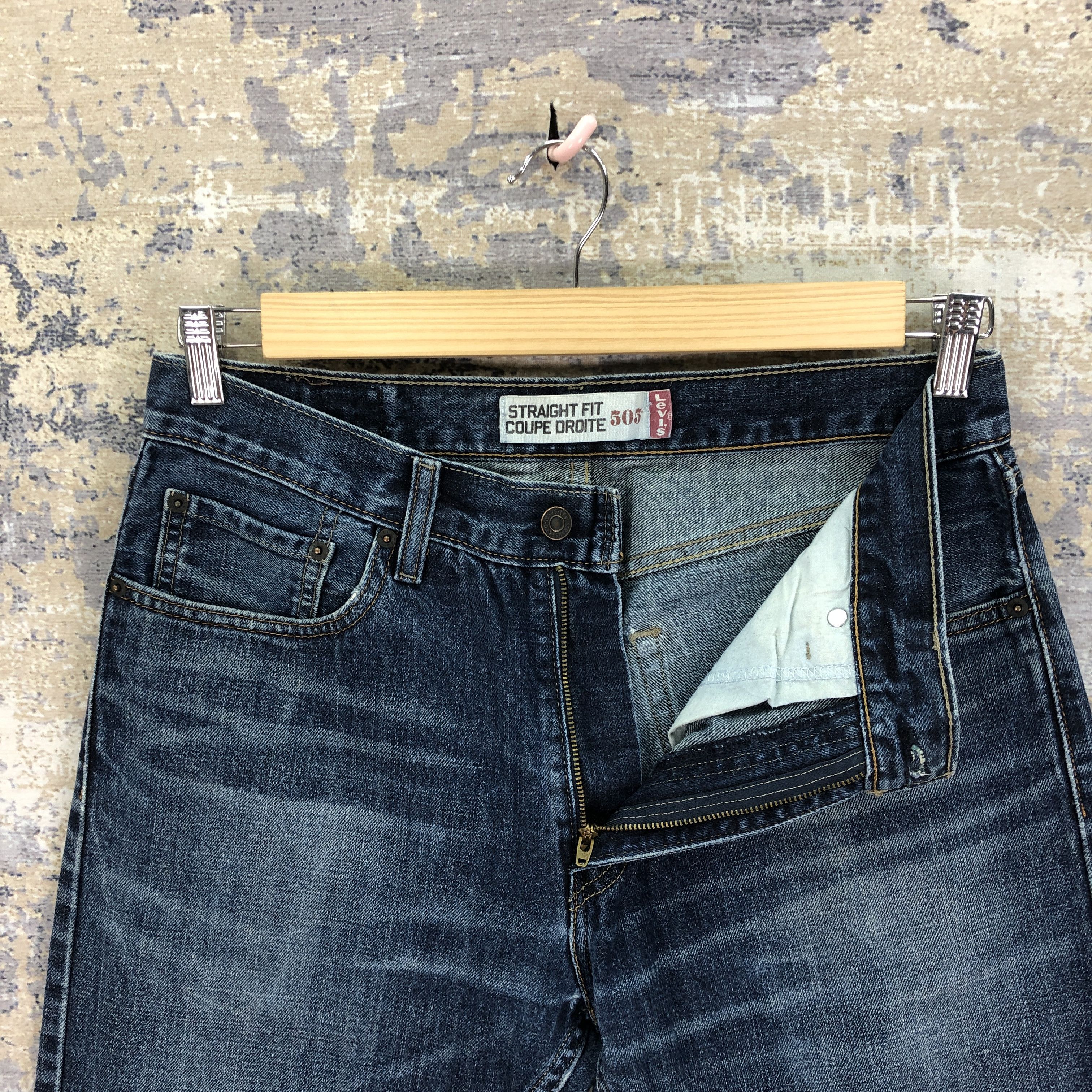 Levi's Vintage Y2K Levis Faded Jeans Levi's 505 Stonewash Denim Size US 30 / EU 46 - 6 Thumbnail