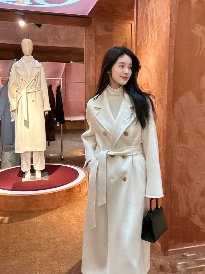 Max Mara Max Mara Coat beige women's dress Size XL / US 12-14 / IT 48-50 - 1 Thumbnail