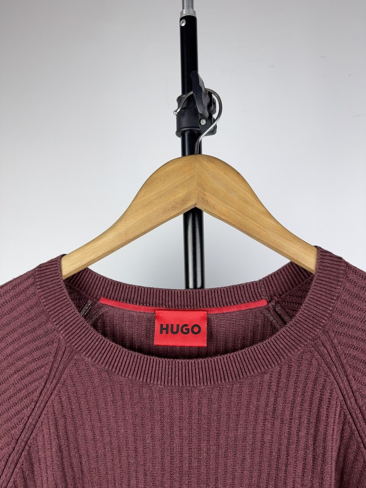 Hugo Luxury Designer 00s HUGO Retro style Sweater Size US L / EU 52-54 / 3 - 3 Thumbnail