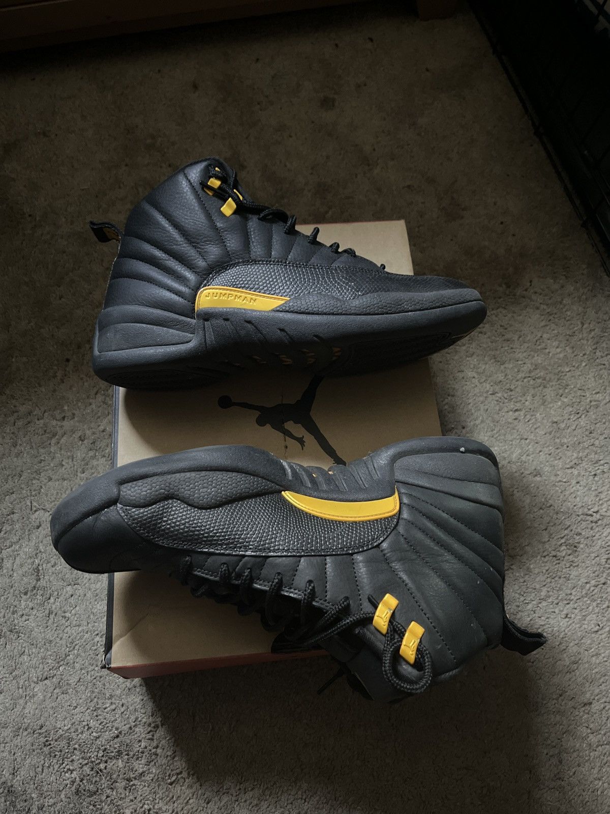 Jordan Brand Air Jordan 12 black taxi Size US 11 / EU 44 - 3 Thumbnail