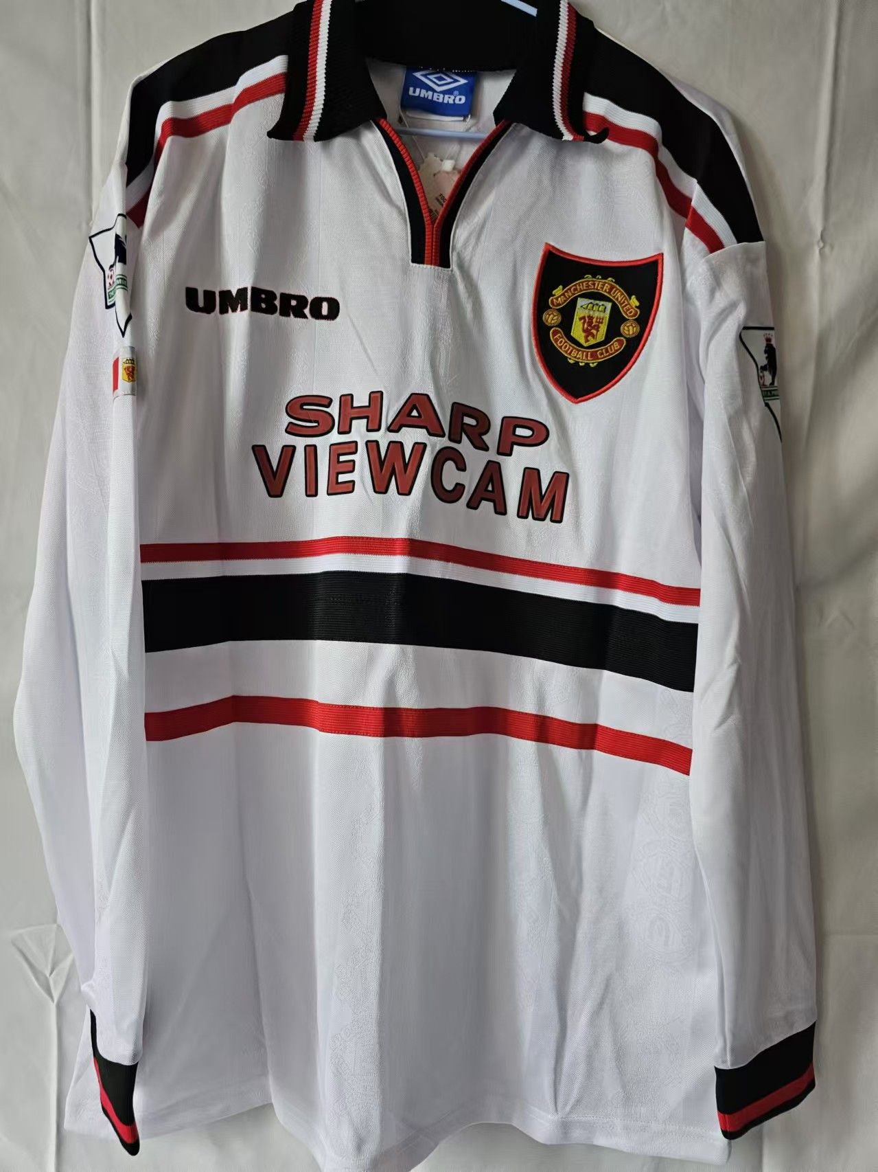 Other 1998 00 Man Utd #20 Solskjaer Jersey Away Size US S / EU 44-46 / 1 - 2 Thumbnail