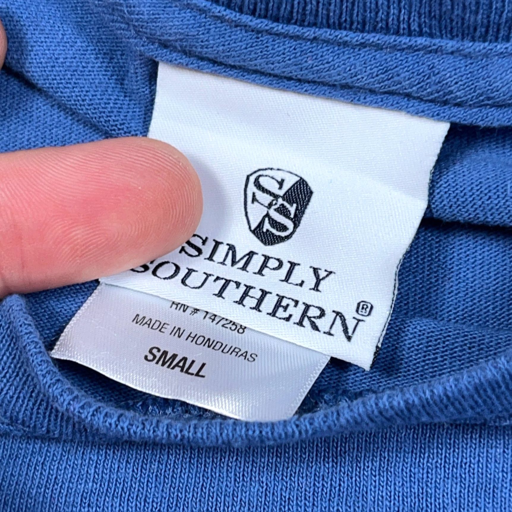 Vintage Simply Southern Shirt Women Small Blue Tee Church Christian God Religion Faith Shirt Tee Womens Size S / US 4 / IT 40 - 4 Thumbnail