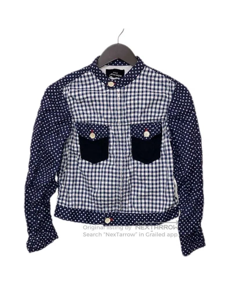 Comme des Garcons Comme Des Garcons Checkered polka dot shirt Size S / US 4 / IT 40 - 1 Thumbnail
