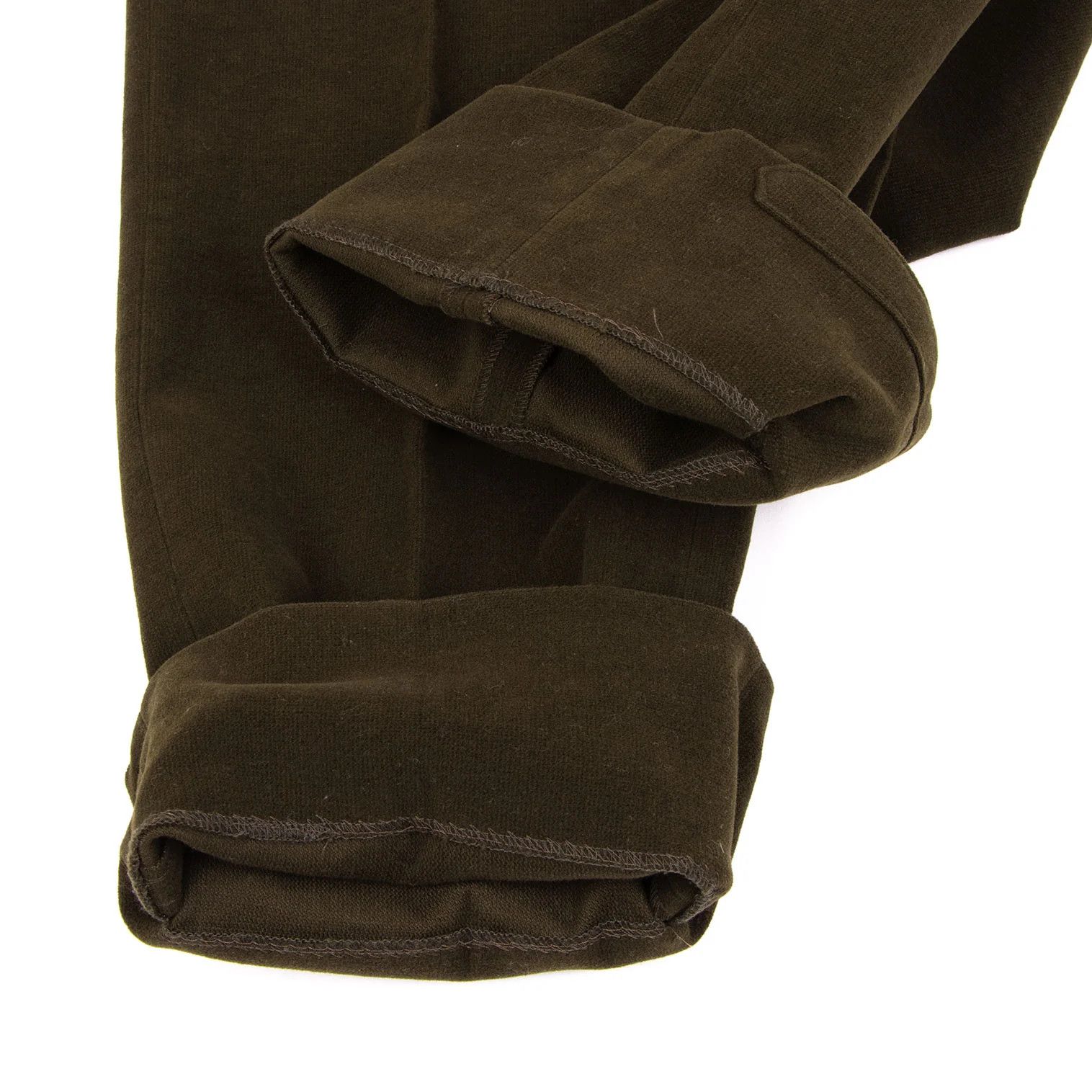 Issey Miyake Stretch Cotton Tapered Pants in Khaki Size US 32 / EU 48 - 8 Thumbnail