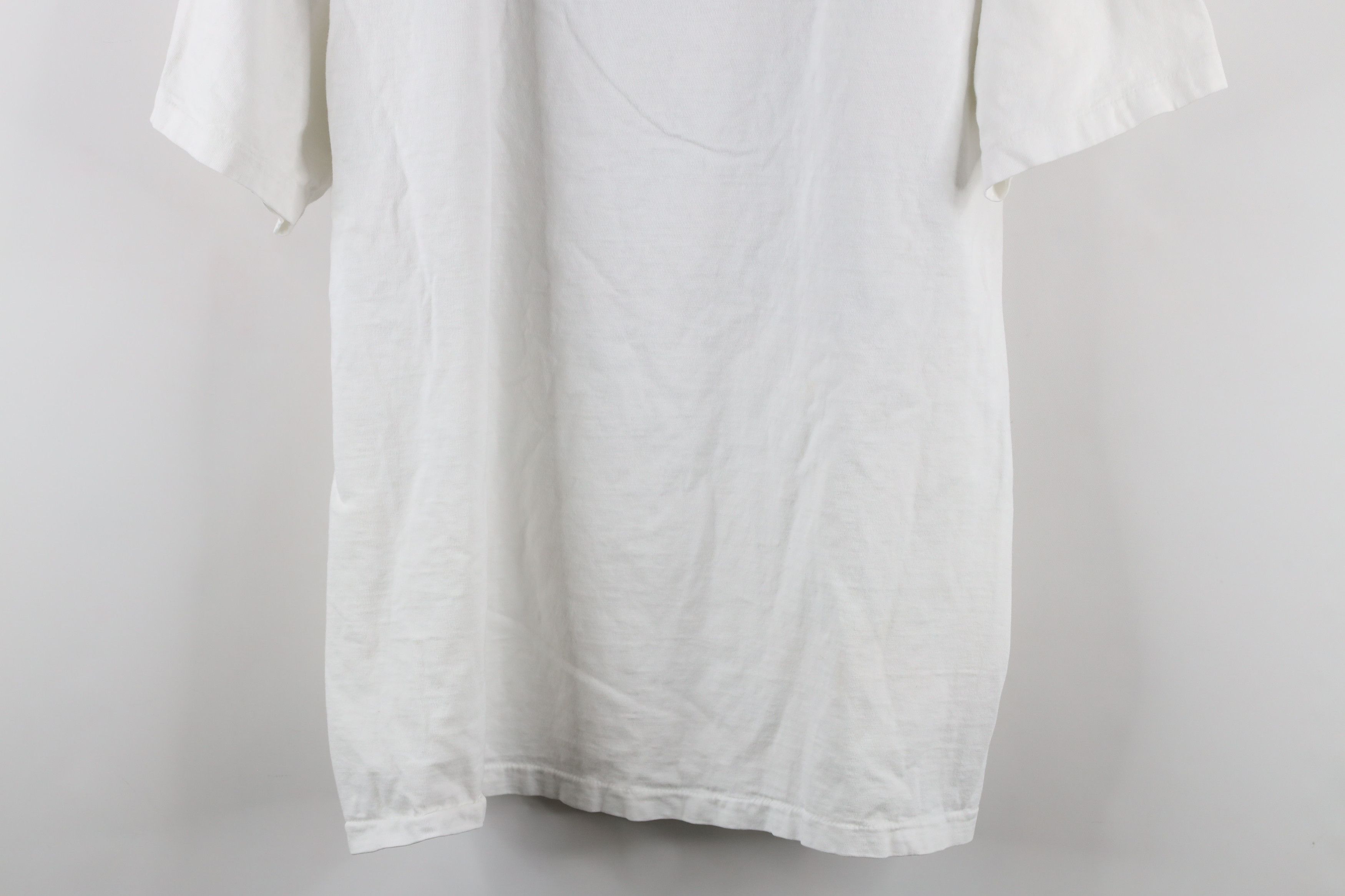 Vintage Vintage 90s Apollo XVI Recovery Space Rocket T-Shirt White Size US XL / EU 56 / 4 - 9 Thumbnail