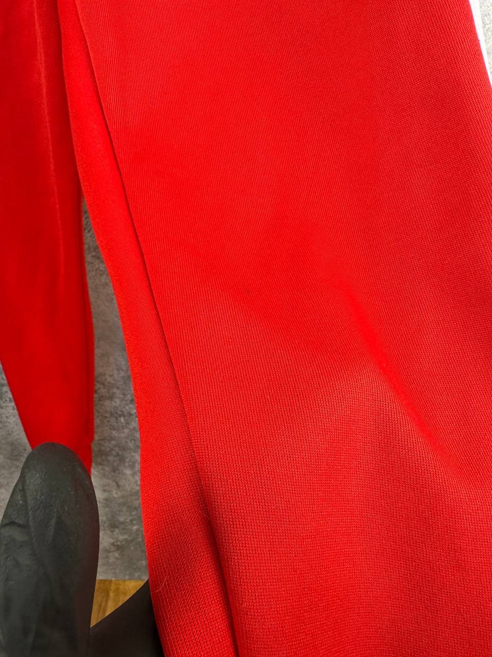 Adidas Adidas Originals Trefoil Red 3-Stripe Track Pants Joggers Size US 30 / EU 46 - 9 Thumbnail
