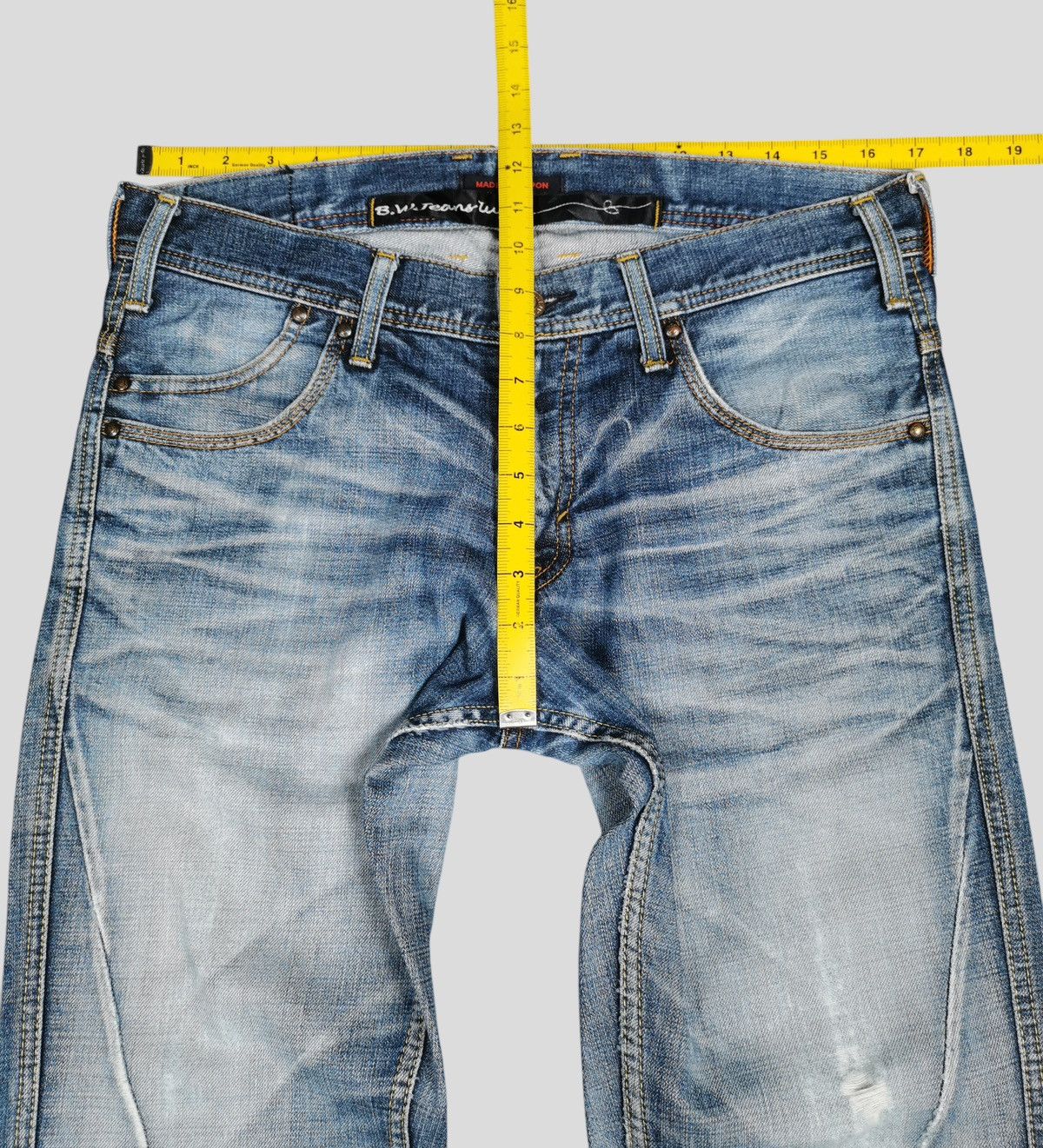Kapital Blueway distressed flared jeans Size US 34 / EU 50 - 11 Thumbnail