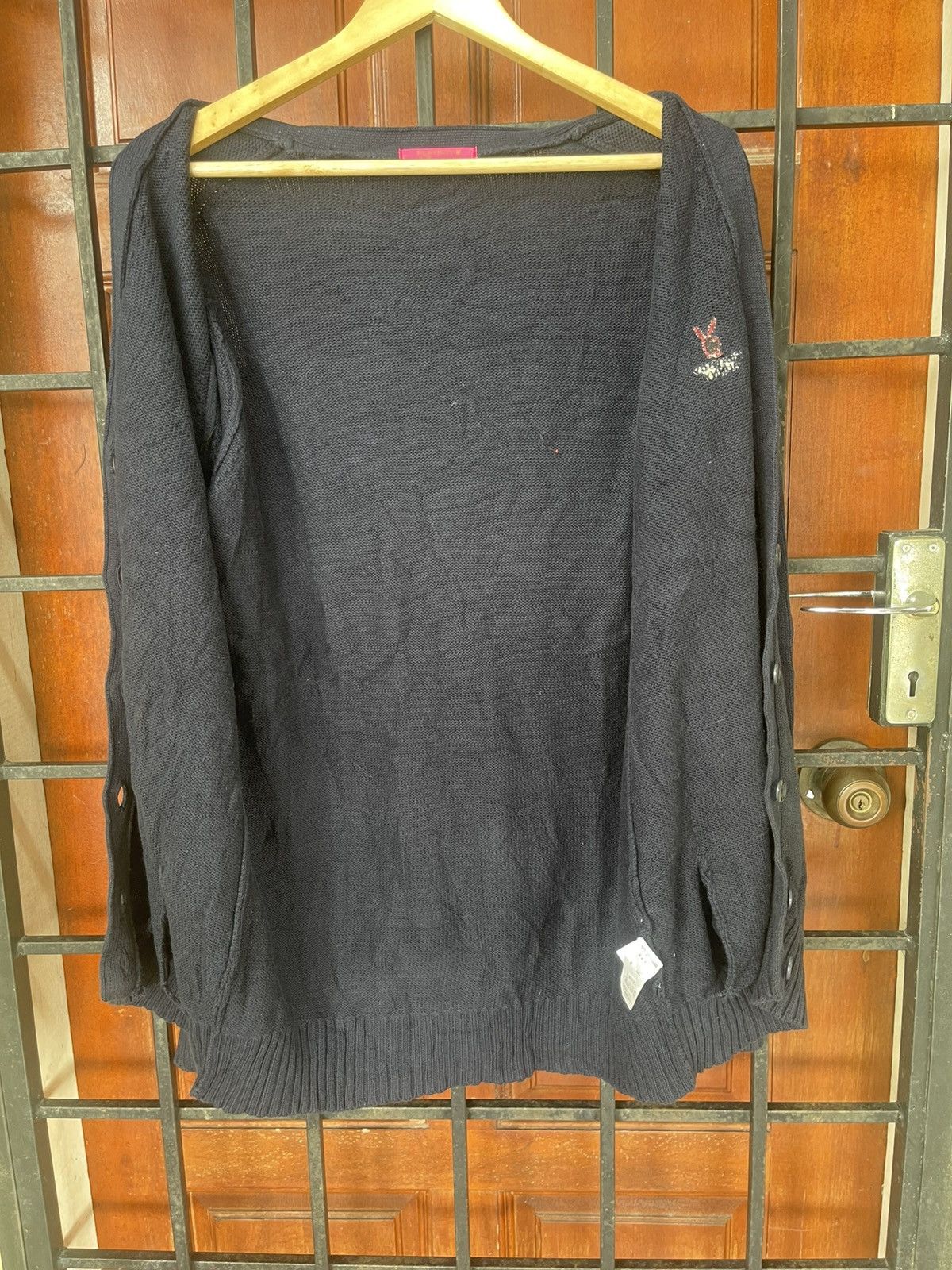 Homespun Knitwear × Playboy Playboy bunny men’s cardigan Size US L / EU 52-54 / 3 - 7 Thumbnail