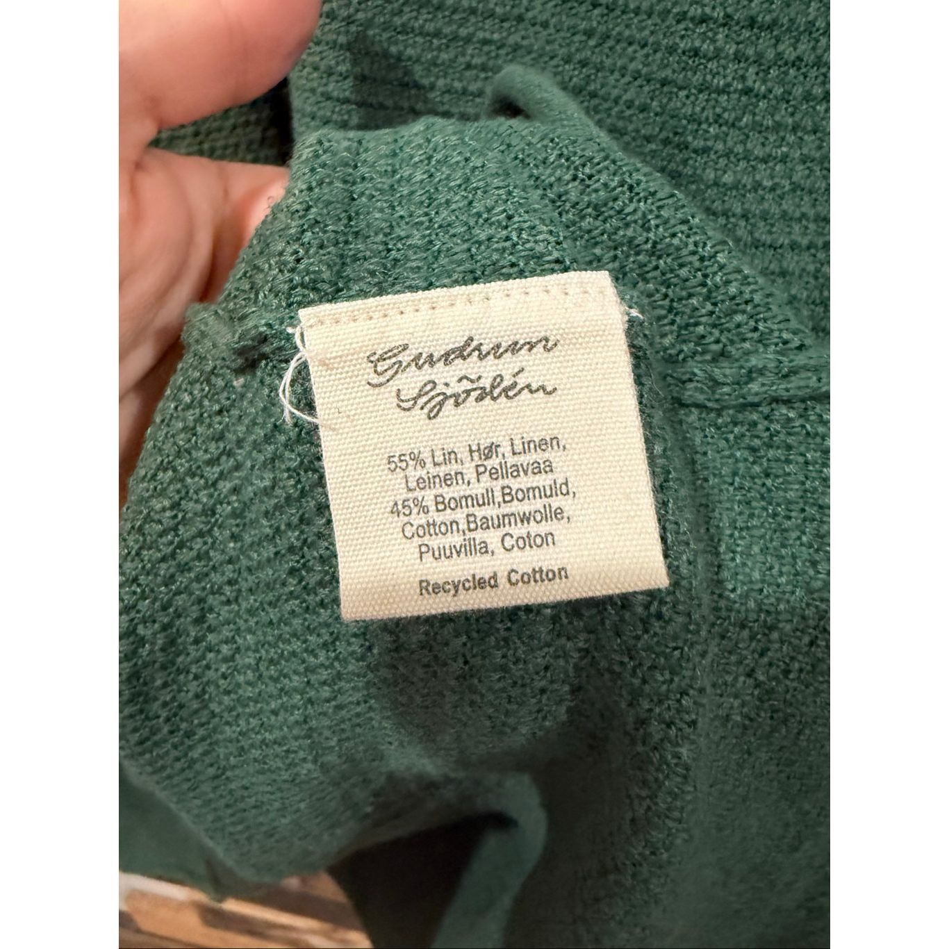 Guru Gudrun Sjoden green linen cotton tunic dress size Small Size S / US 4 / IT 40 - 4 Thumbnail