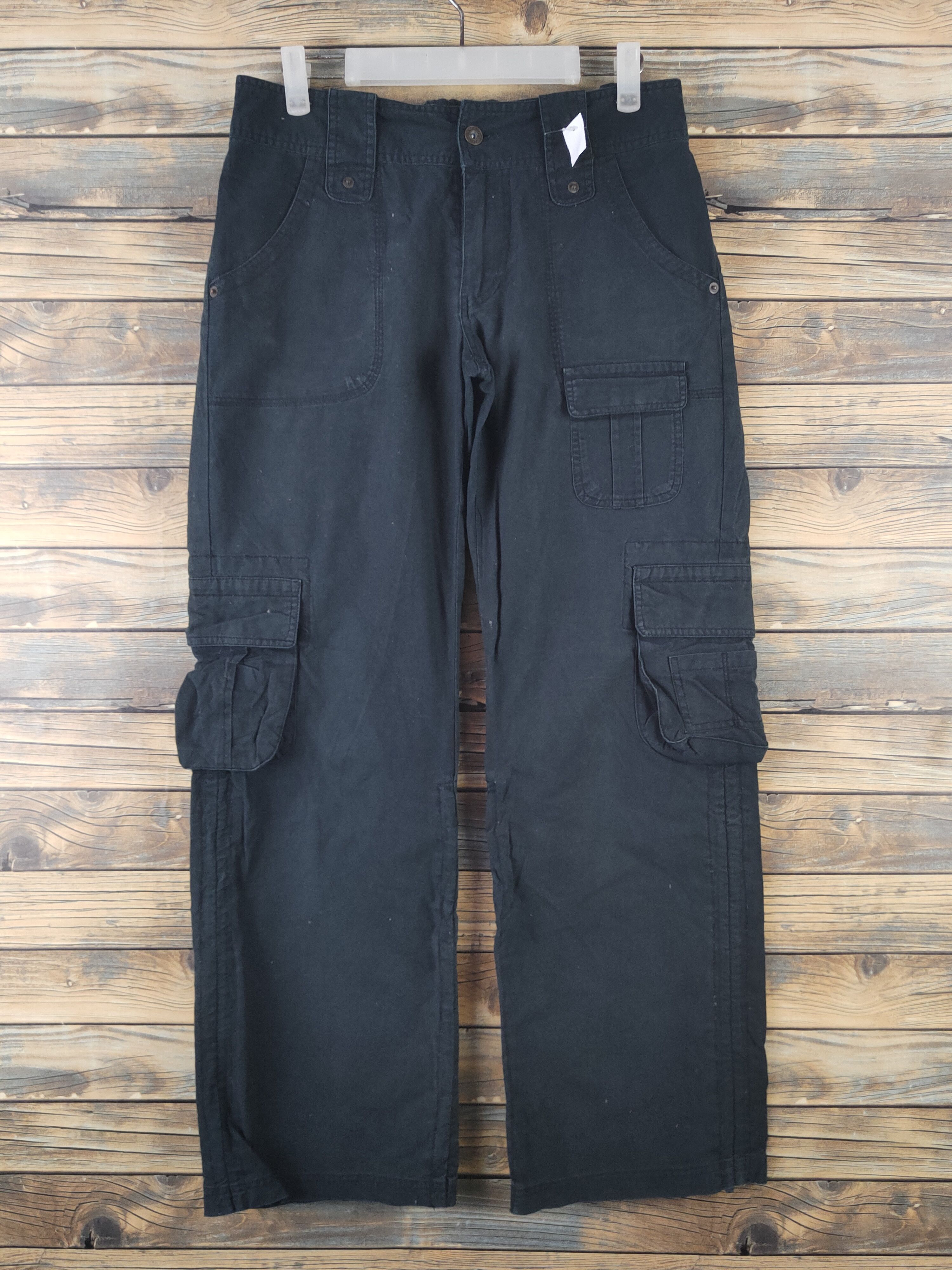 Japanese Brand DL Japanese Brand Navy Multipocket Cargo Pants #1913 Size 28" / US 6 / IT 42 - 1 Thumbnail