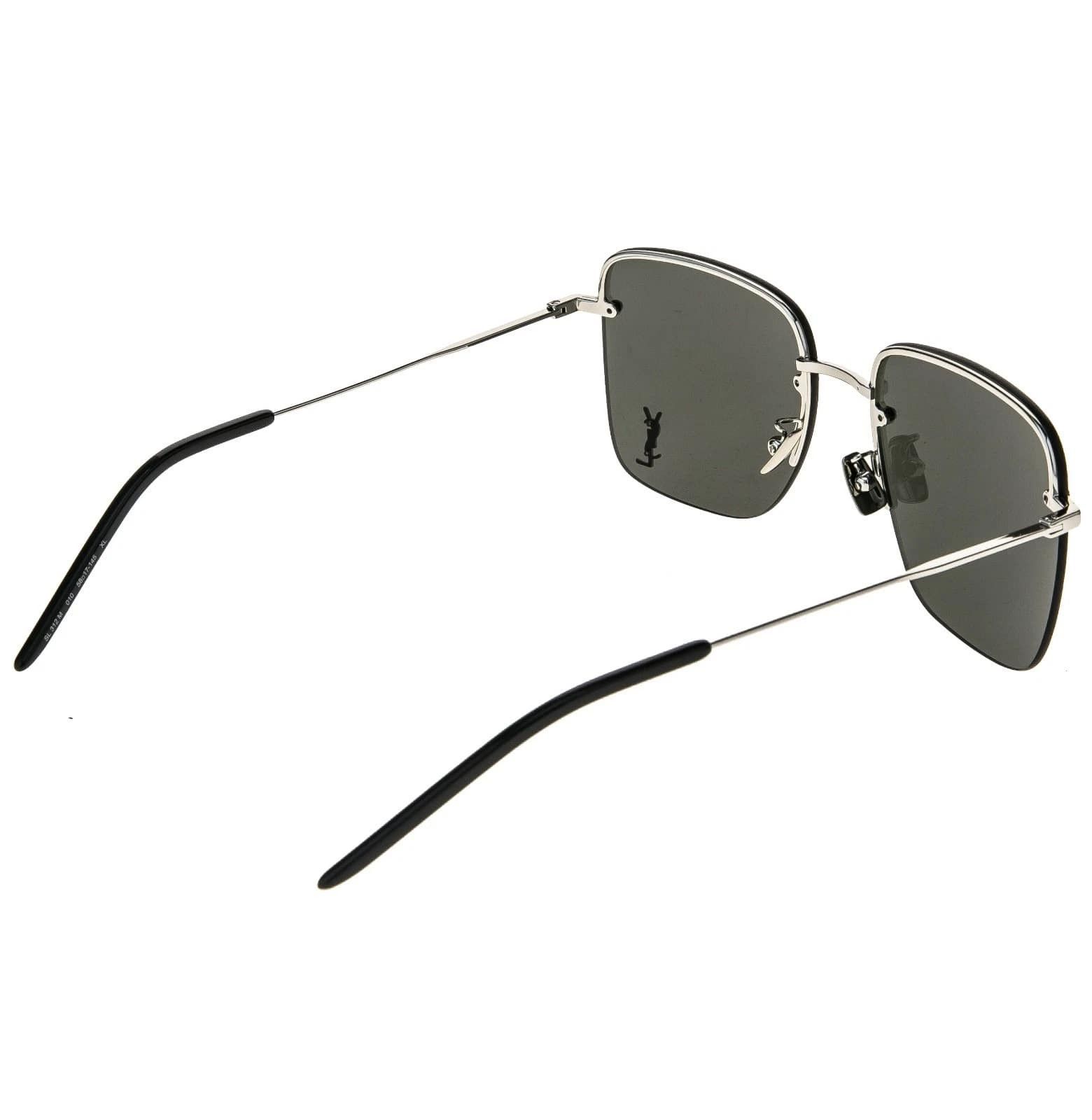 Yves Saint Laurent SAINT LAURENT YSL SL312M 010 Silver Sunglasses 312 Size ONE SIZE - 9 Thumbnail