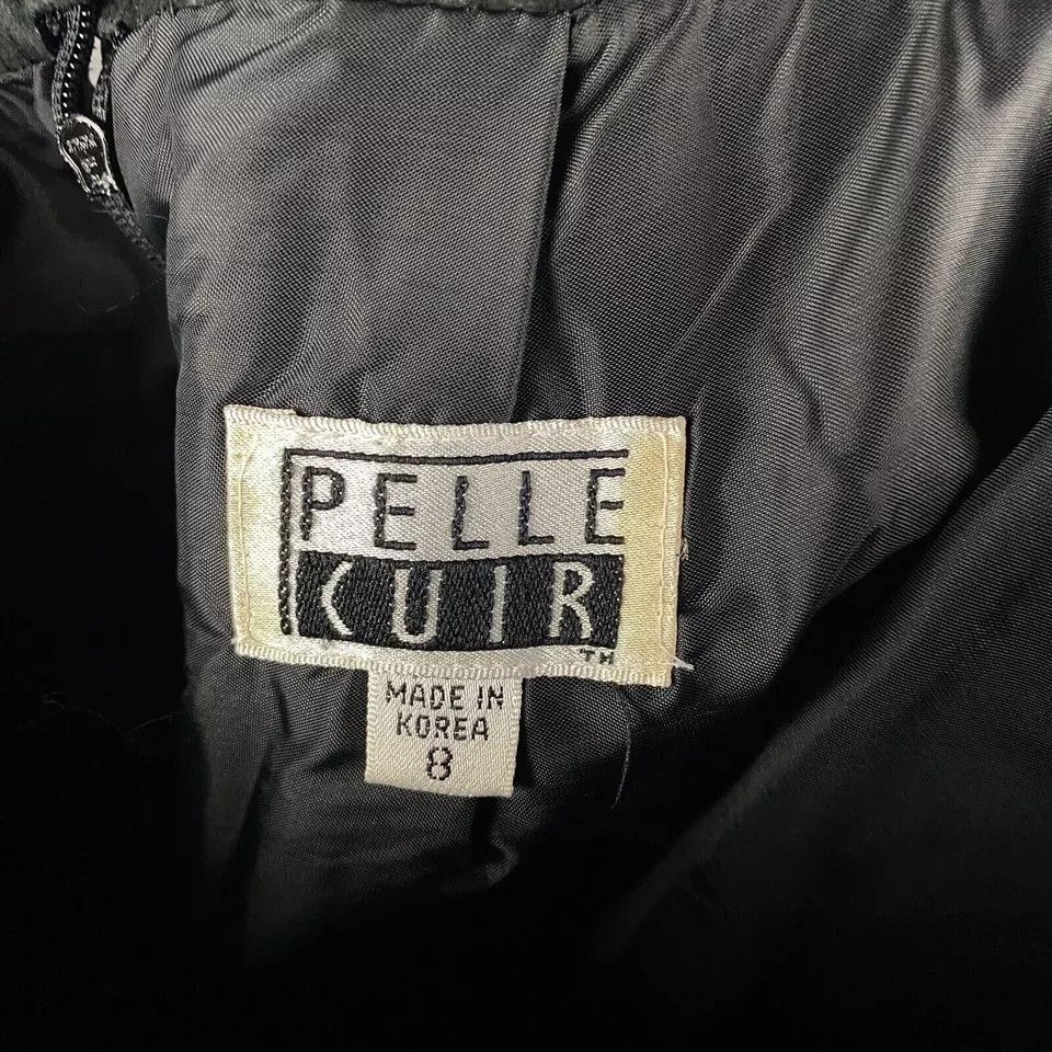 Other Pelle Cuir Leather Skirt Women's Size 8 100% Leather Nylon Size 30" / US 8 / IT 44 - 6 Thumbnail