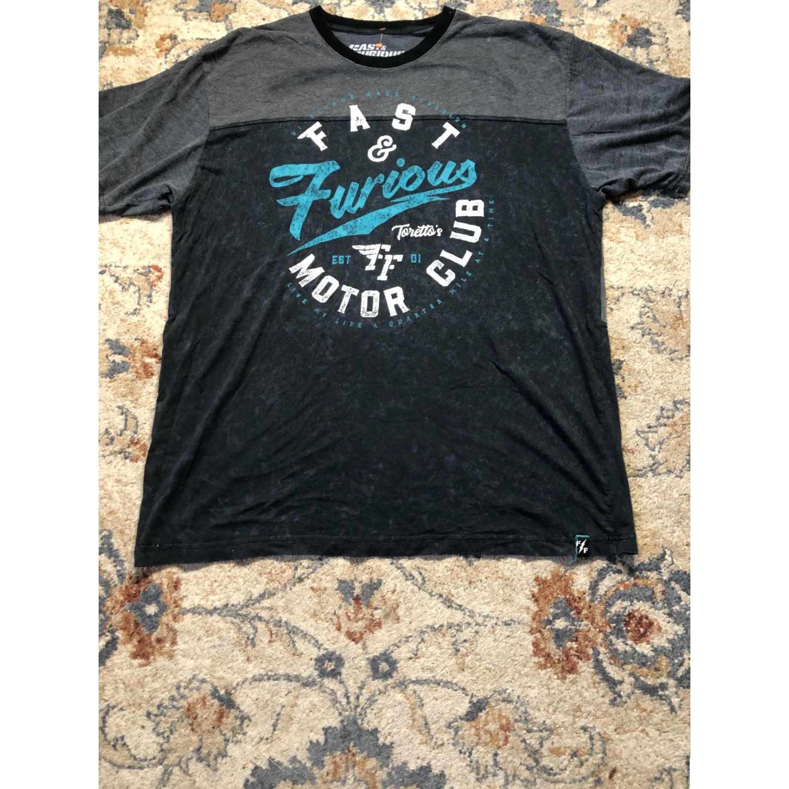 Affliction Affliction Fast & Furious Shirt Mens 4XL Black Gray Toretto Motor Club Tee Size US XXL / EU 58 / 5 - 5 Thumbnail