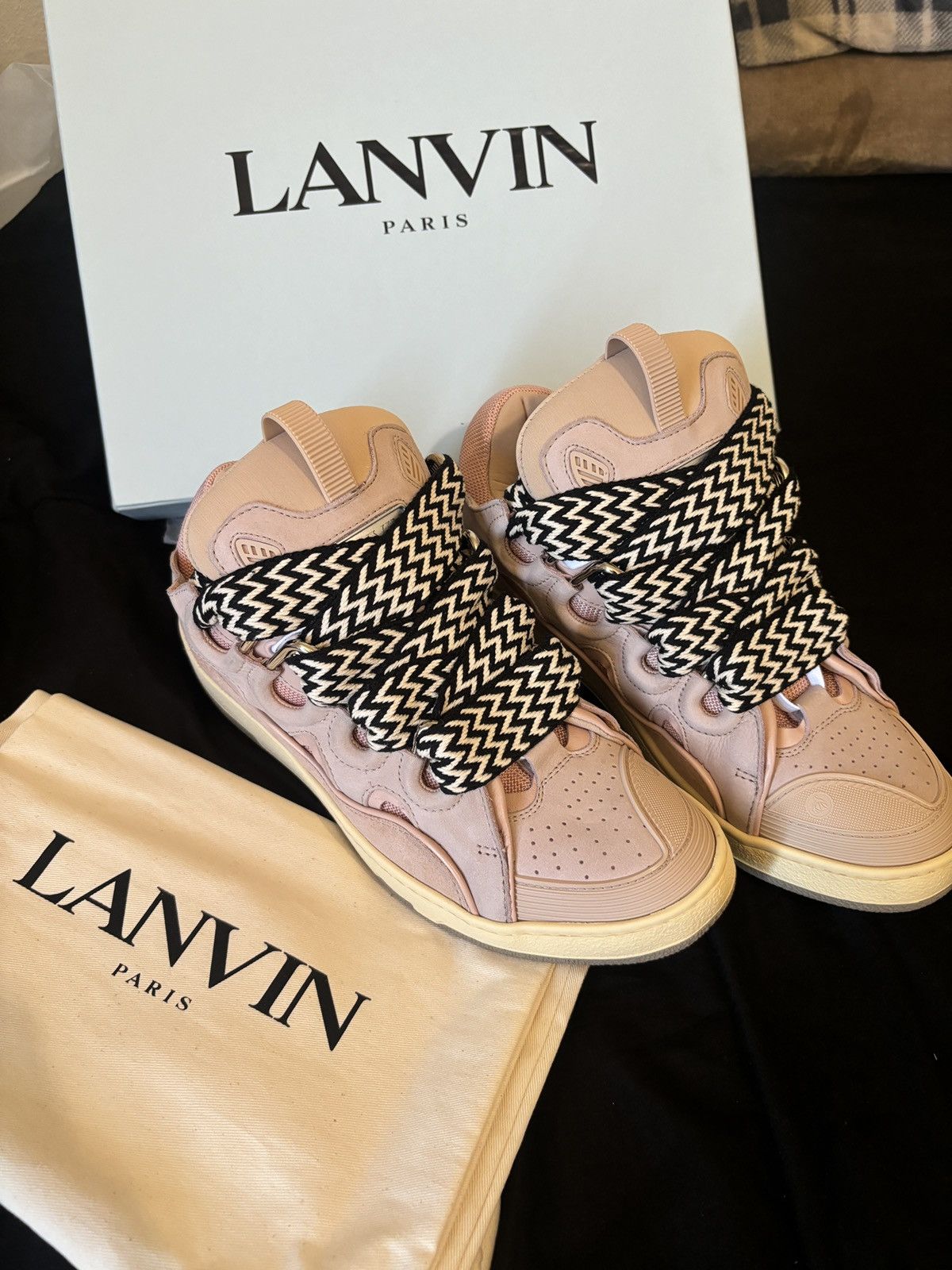 Lanvin Lanvin curb sneaker in pink size 43 / 10 us men Size US 10 / EU 43 - 1 Thumbnail
