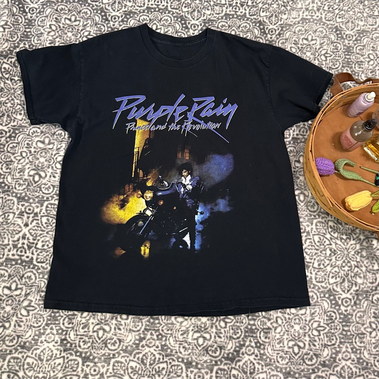 Band Tees × Prince × Vintage VINTAGE Purple Rain Prince and the Revolution T-shirt Size US L / EU 52-54 / 3 - 1 Thumbnail