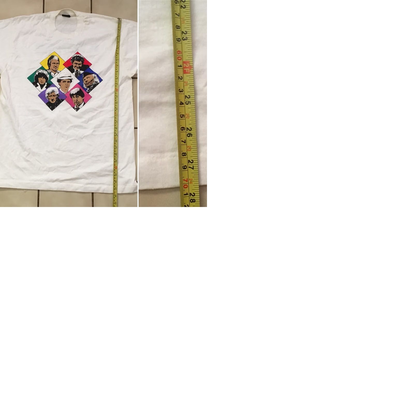 Vintage VINTAGE Screen Stars White Graphic Tee XL Men 1980s TShirt Public Television San Jose Celebrity Faces 80s Size US XL / EU 56 / 4 - 9 Thumbnail