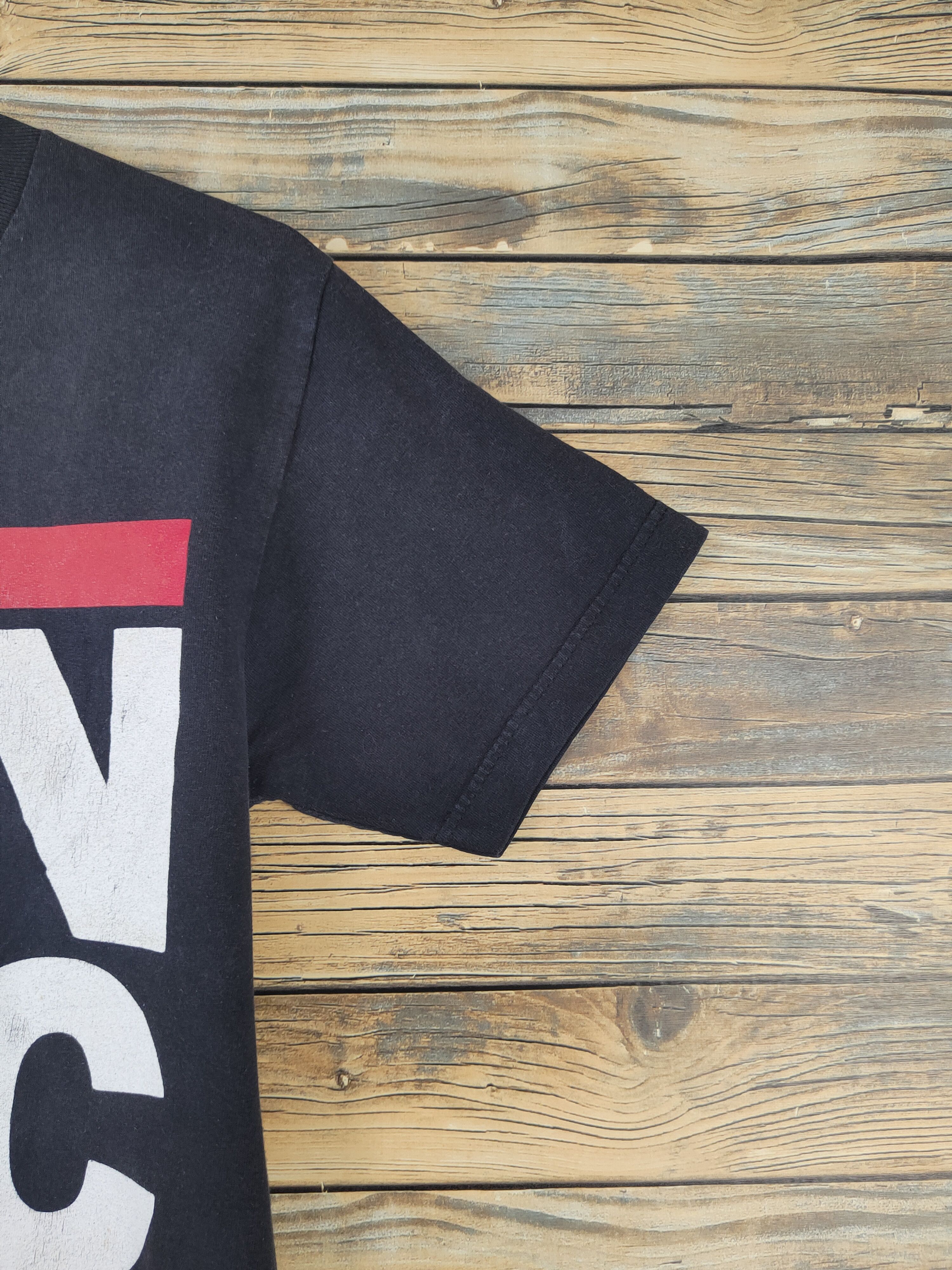Band Tees RUN DMC Black Faded Short Sleeve T-shirt #604 Size US S / EU 44-46 / 1 - 6 Thumbnail