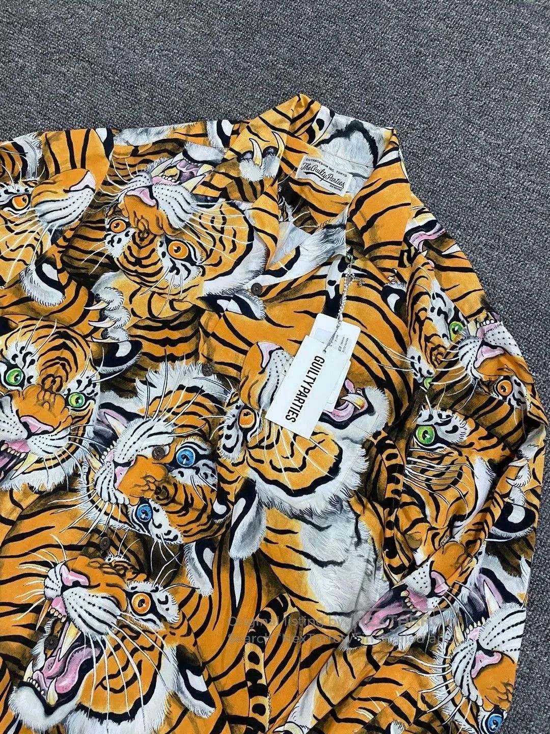 Wacko Maria Wacko Maria Tiger Print Shirt. Size US L / EU 52-54 / 3 - 5 Thumbnail