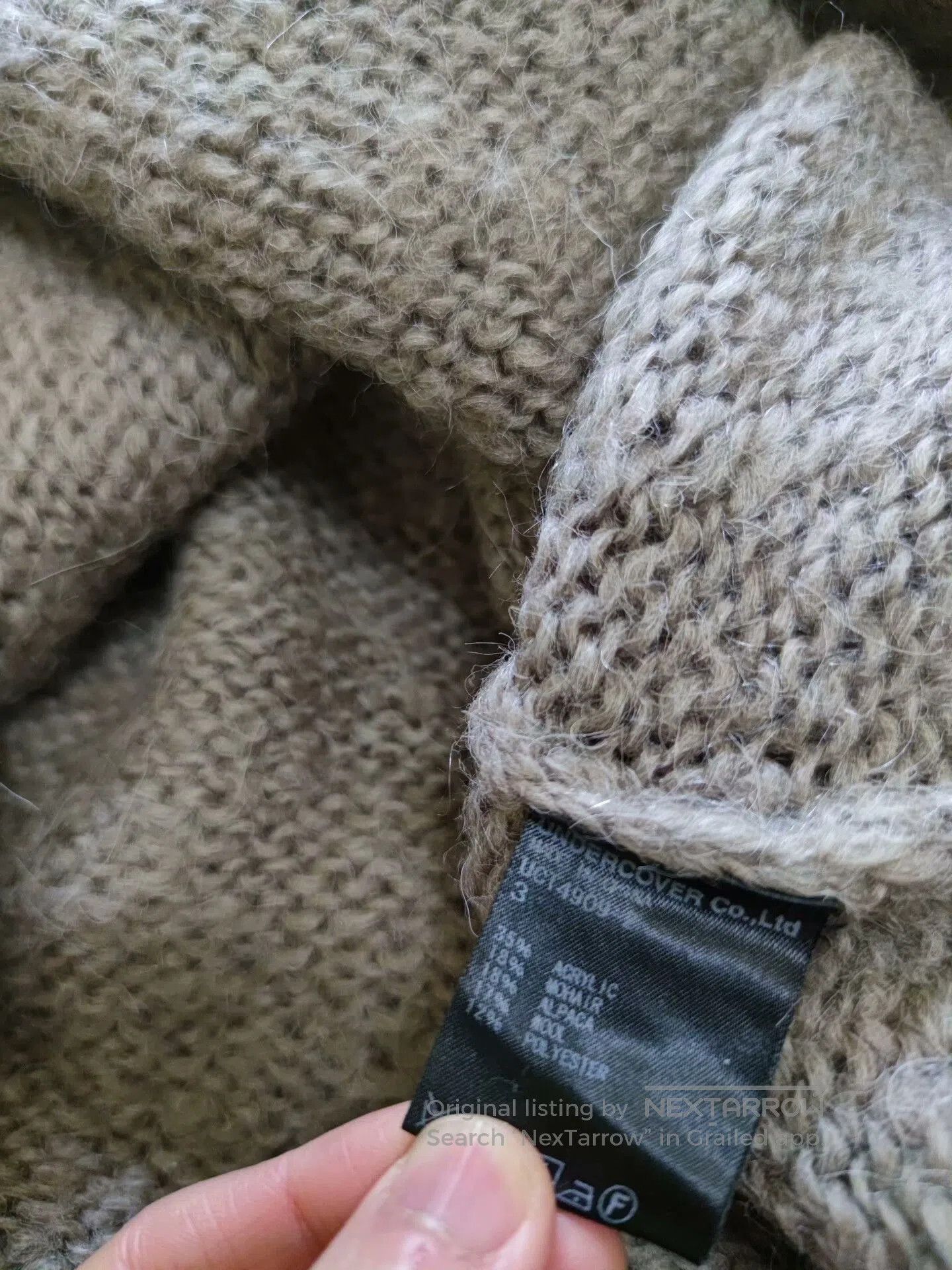 Undercover Undercover Long Alpaca Wool Sweater. Size US M / EU 48-50 / 2 - 7 Thumbnail