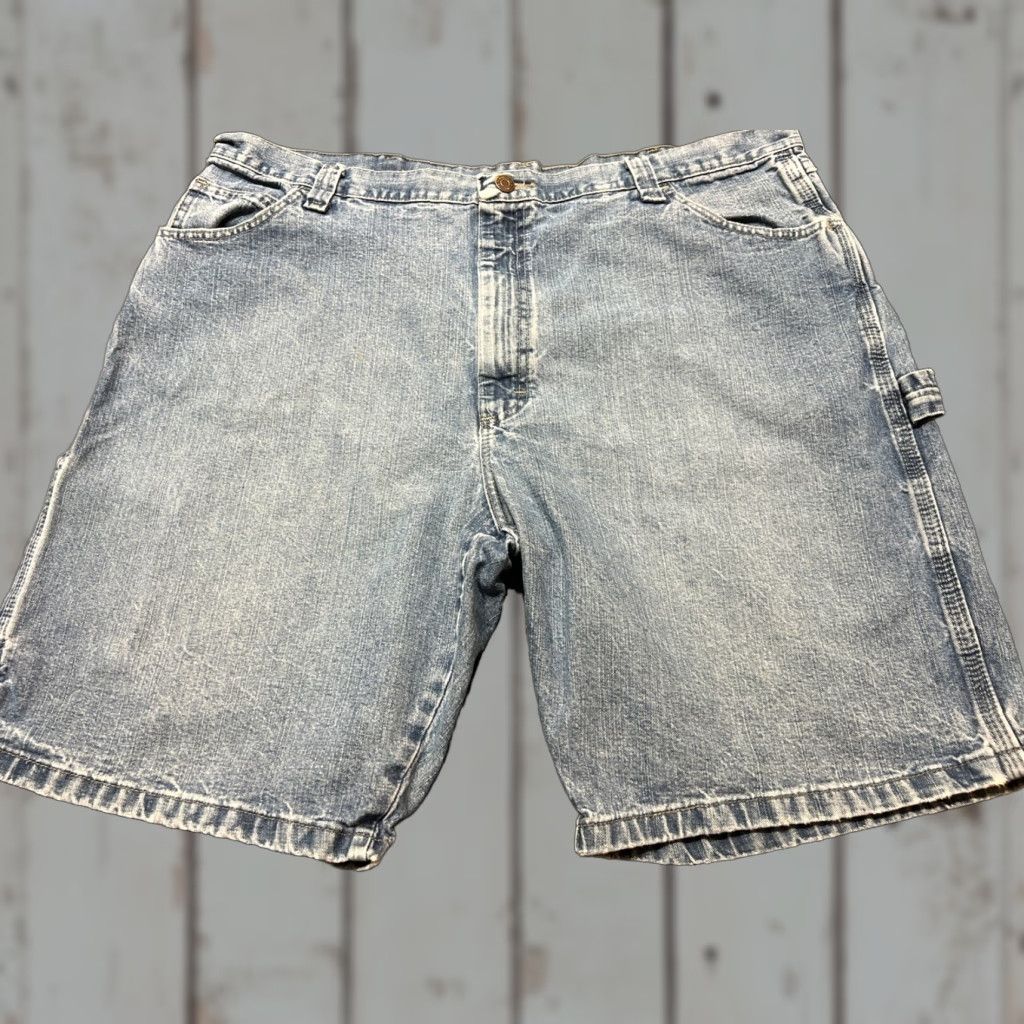 Wrangler Wrangler Shorts Mens 40 Blue Denim Carpenter Cotton Workwear Regular Fit Size US 40 / EU 56 - 1 Thumbnail