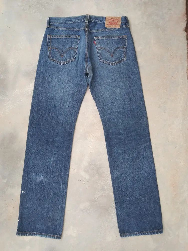 Levi's Vintage Levi's 501 Distressed Jeans 33x32 Size US 33 - 2 Thumbnail