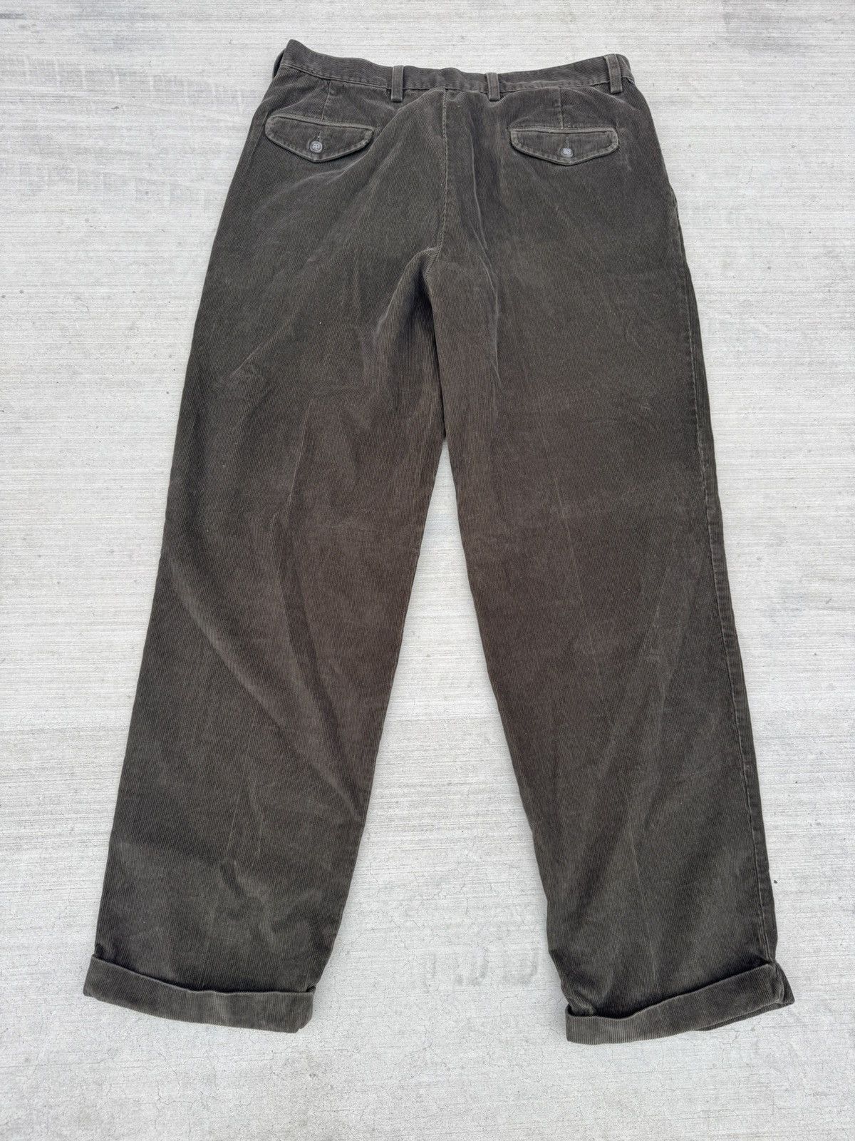 Dockers DOCKERS CORDUROY BROWN DRESS PANTS 34 W 32 L Size US 34 / EU 50 - 4 Thumbnail