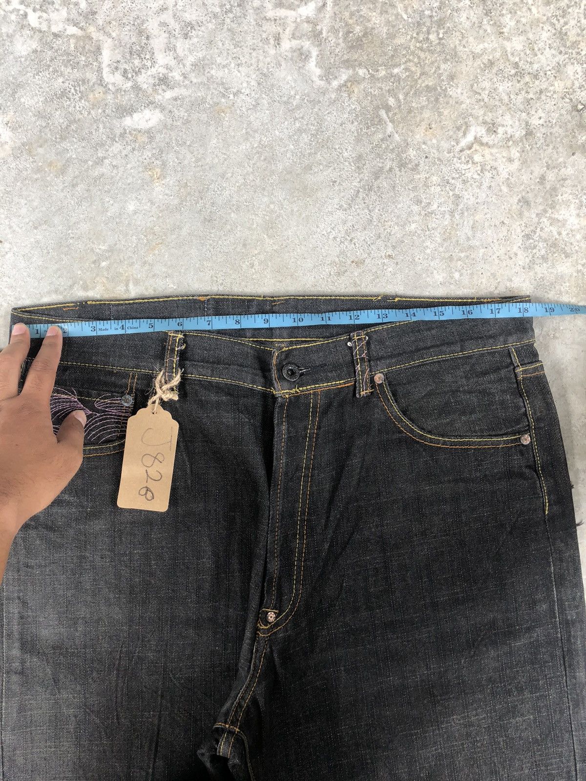 RMC Jeans Red Monkey Company Embroidered Jeans Distressed Size US 36 / EU 52 - 24 Thumbnail
