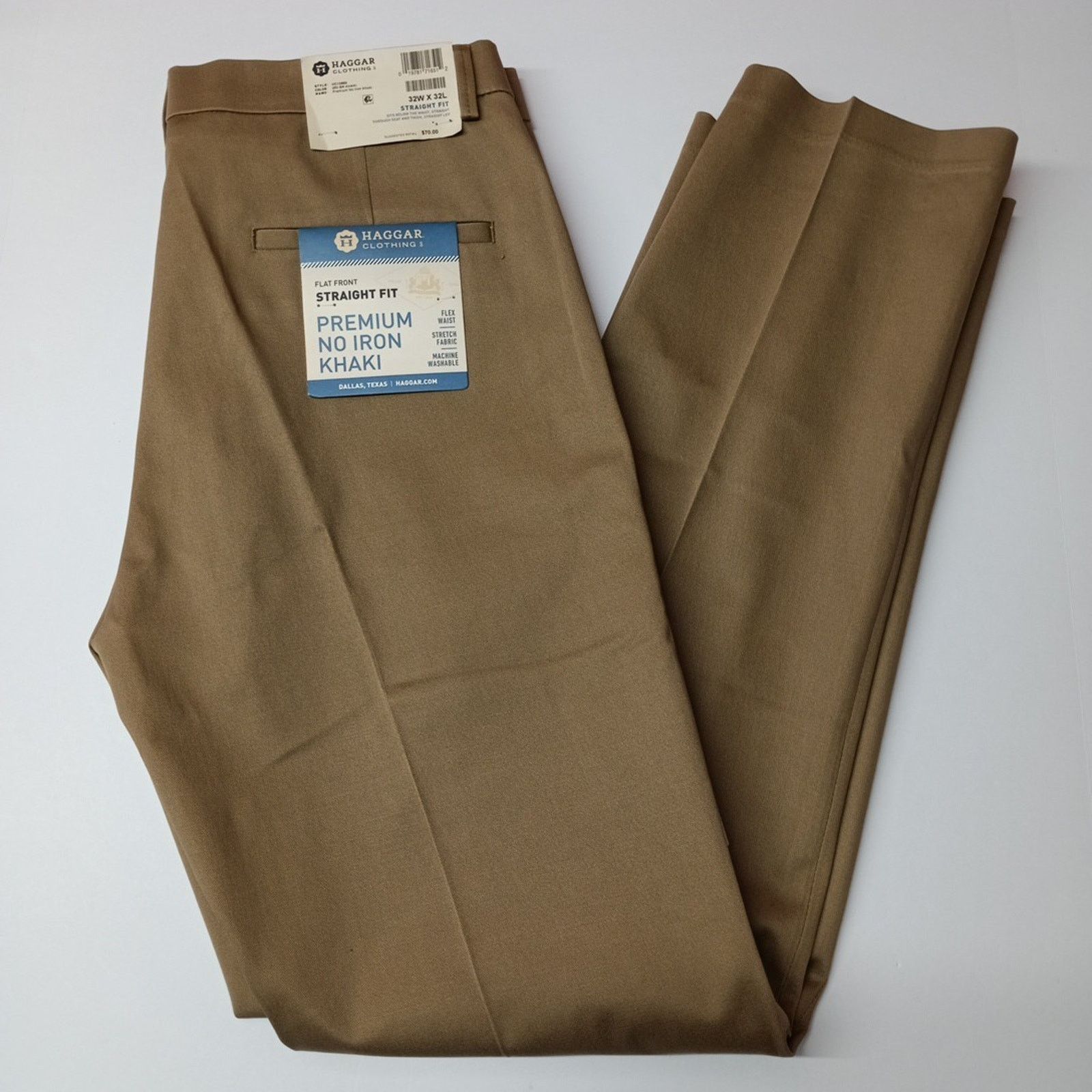 Haggar Haggar Premium No Iron Khakis Men's 32x32 Br Khaki Straight Size US 32 / EU 48 - 1 Thumbnail