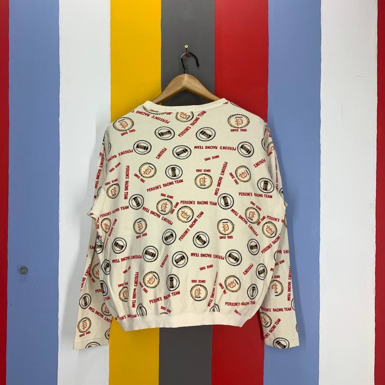PERSON'S × Vintage Vintage PERSON'S RACING TEAM Sweatshirt #2463/AM Size US M / EU 48-50 / 2 - 11 Thumbnail