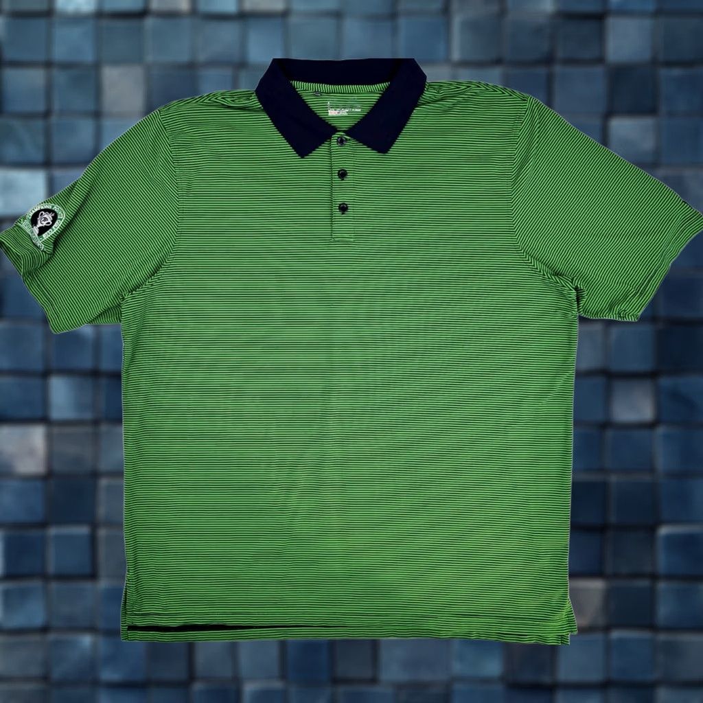 Under Armour Under Armour HeatGear Polo Shirt Men XL Green Striped Loose Fit Short Sleeve Golf polo Shirt Mens XL Size US XL / EU 56 / 4 - 1 Thumbnail