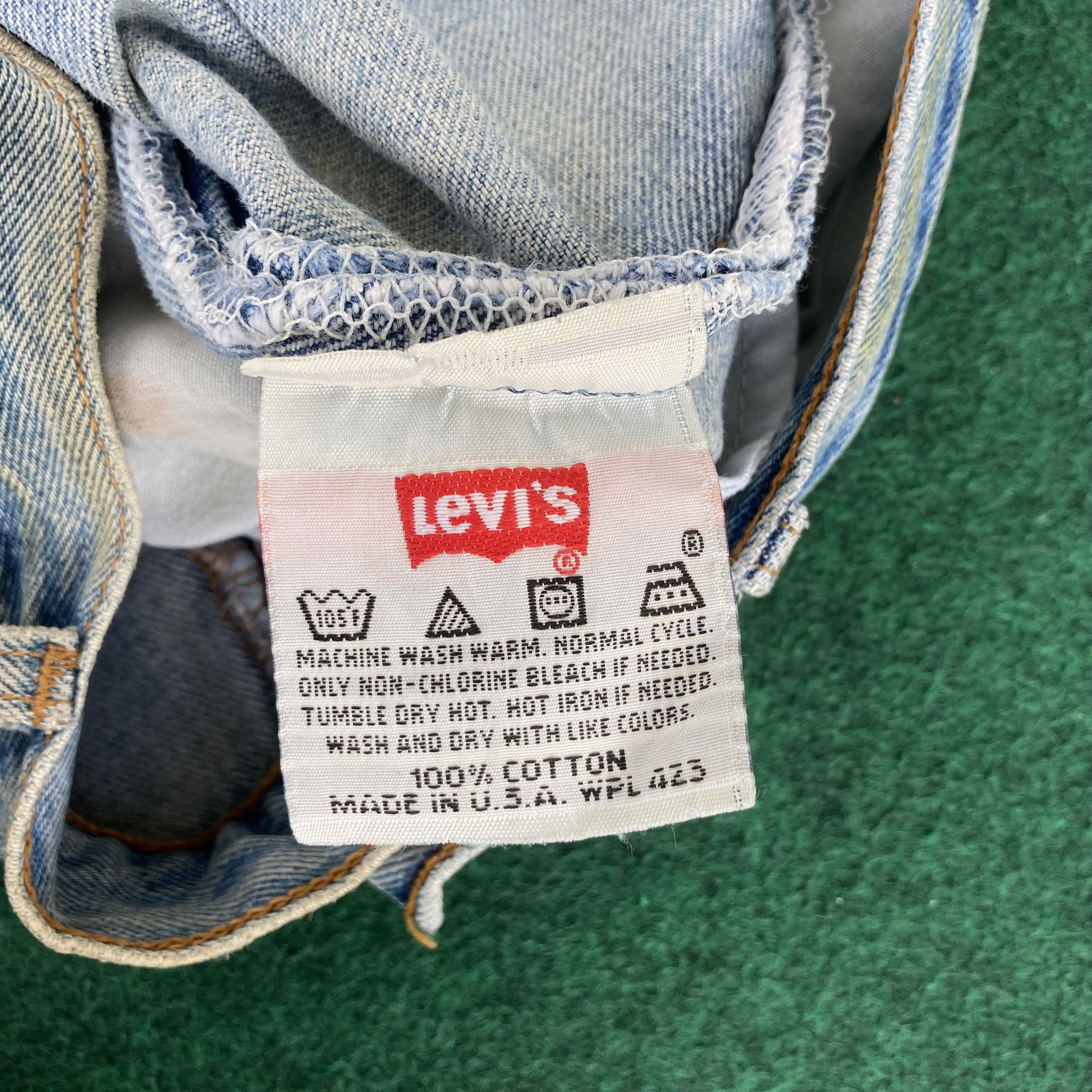 Levi's × Vintage Vtg Levis 501 Distressed Ripped Stains Sz 32 Jeans Size US 32 / EU 48 - 6 Thumbnail
