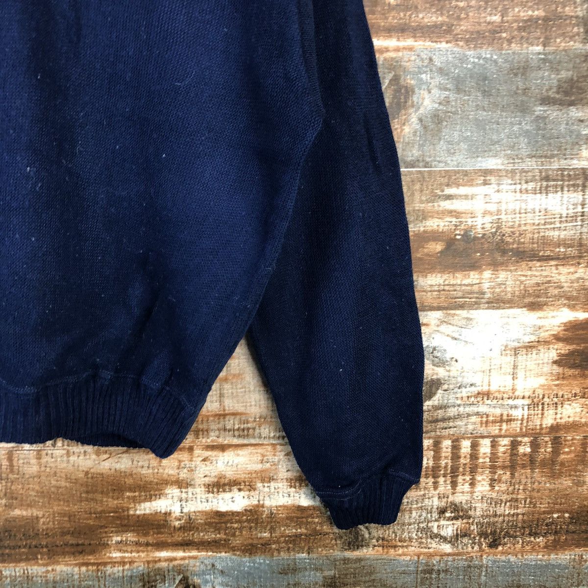 Homespun Knitwear × Japanese Brand Munsing Wear vintage Dark blue Knitwear #A1804 Size US S / EU 44-46 / 1 - 8 Thumbnail