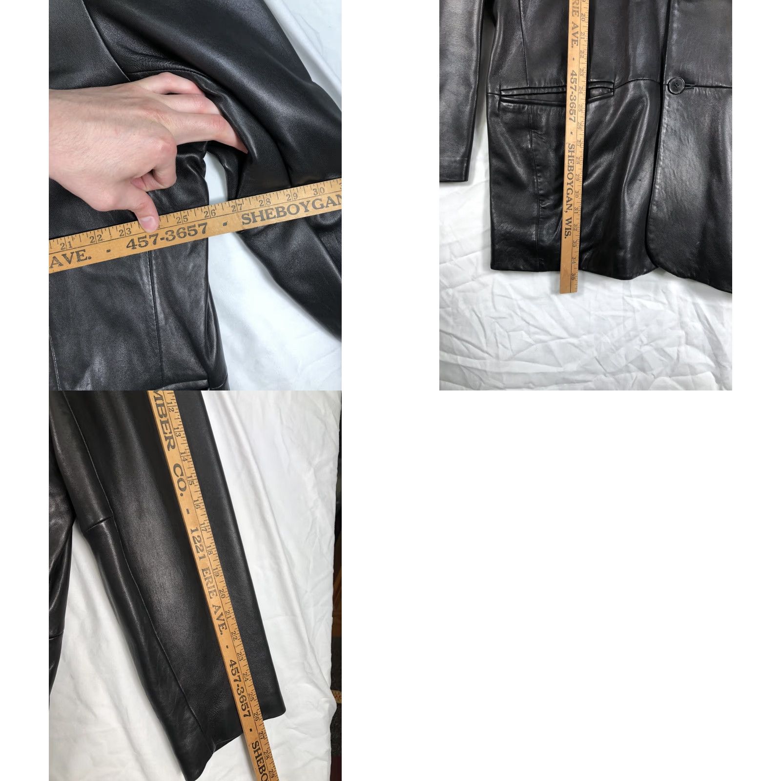 Vintage VINTAGE? No; Actually: R&O by Reilly Olmes Black Leather Jacket Size XXL Front Pockets Classy Jacket Women Size XXL / US 16-18 / IT 52-54 - 8 Thumbnail