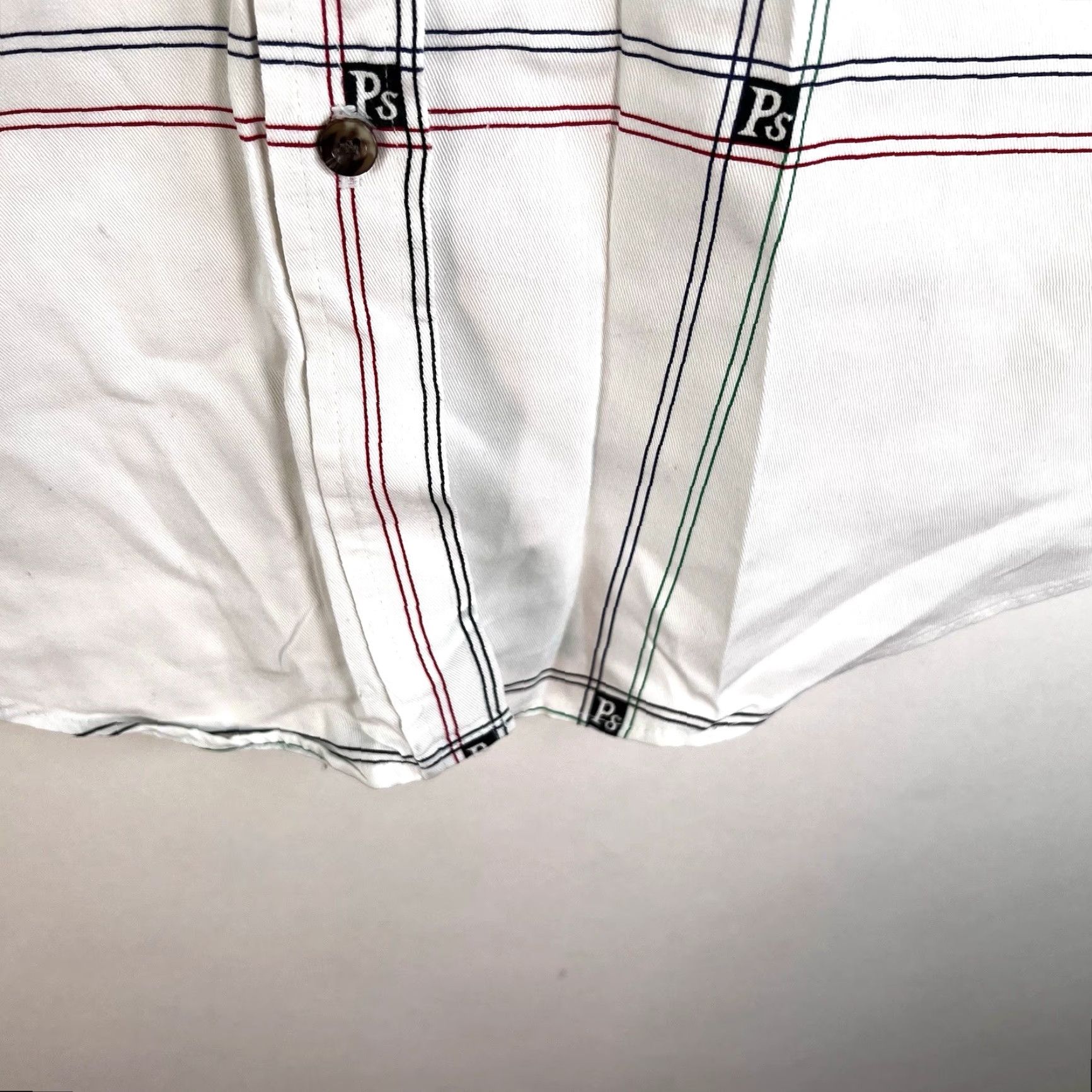 Vintage VINTAGE Panhandle Slim Western Checked Button-Up Shirt Womens XL White Size XL / US 12-14 / IT 48-50 - 5 Thumbnail