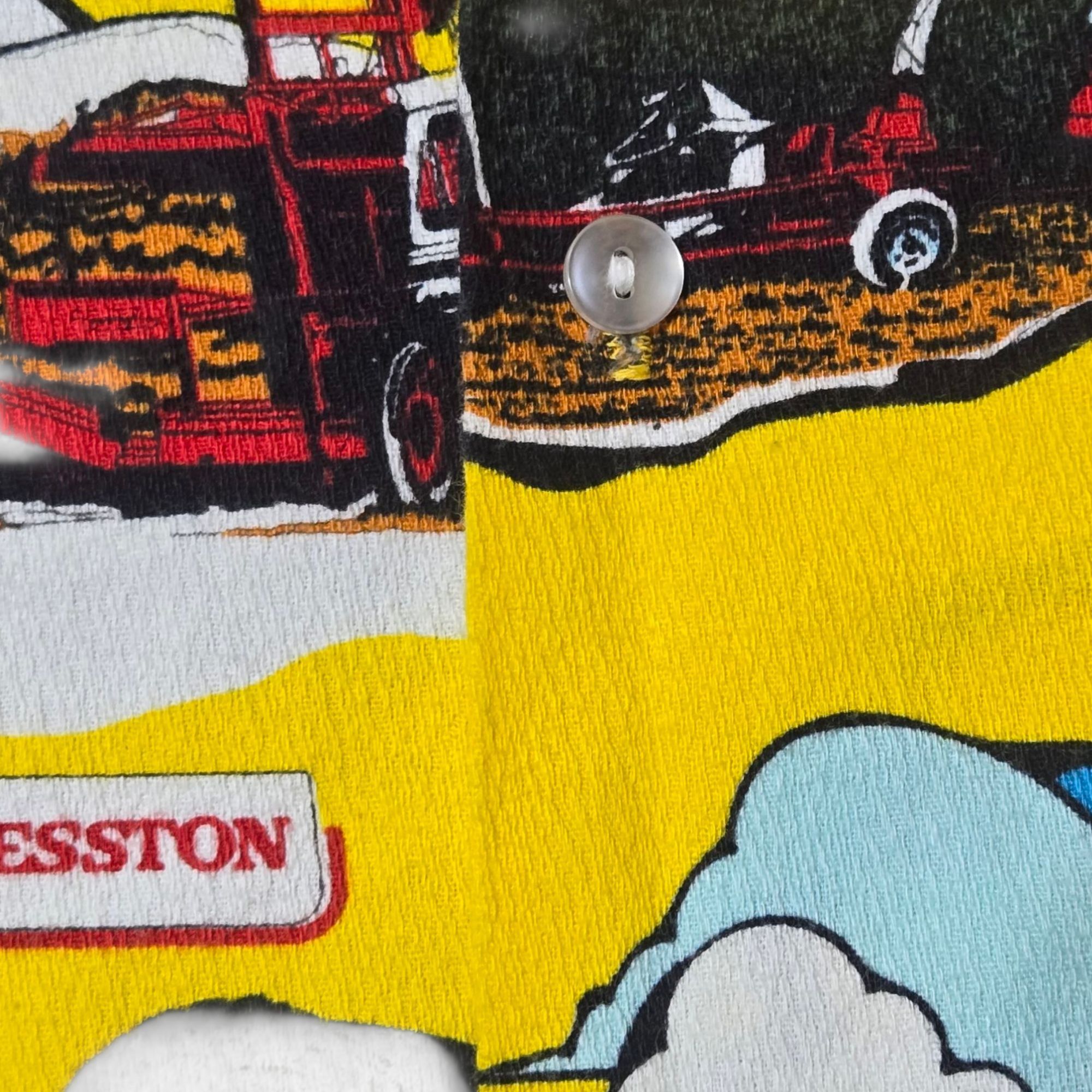Other ​Vintage Hesston Farm Equipment Button Up Shirt AOP Agricult Size US M / EU 48-50 / 2 - 7 Thumbnail