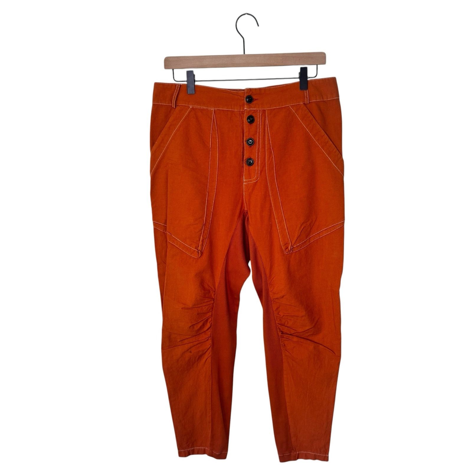 Other PRAIRIE UNDERGROUND Button Fly Organic Cotton Ribbed Pants Size 32" / US 10 / IT 46 - 1 Thumbnail