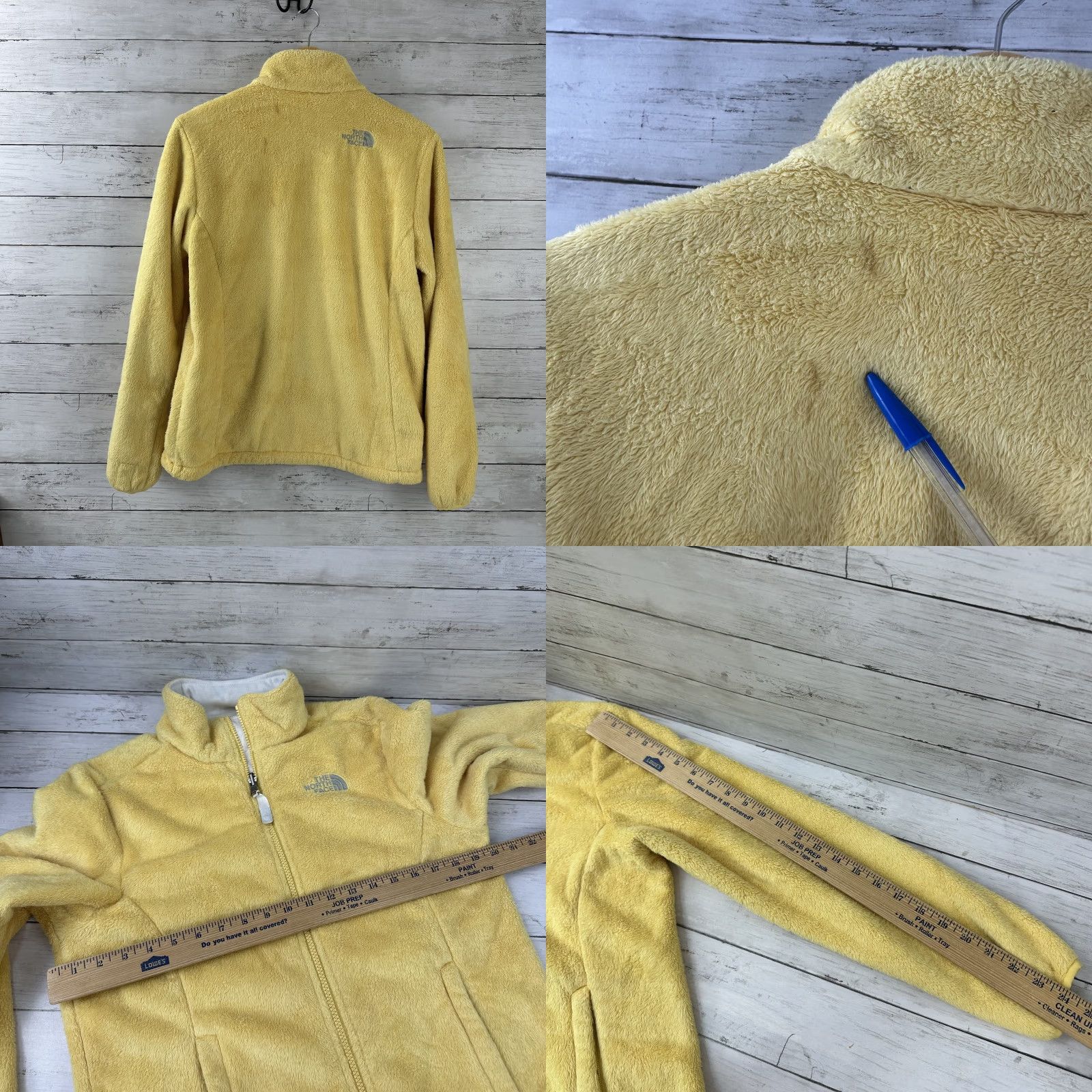 The North Face VINTAGE The North Face Fleece Osito Jacket Women Yellow Medium Full Zip Size M / US 6-8 / IT 42-44 - 8 Thumbnail