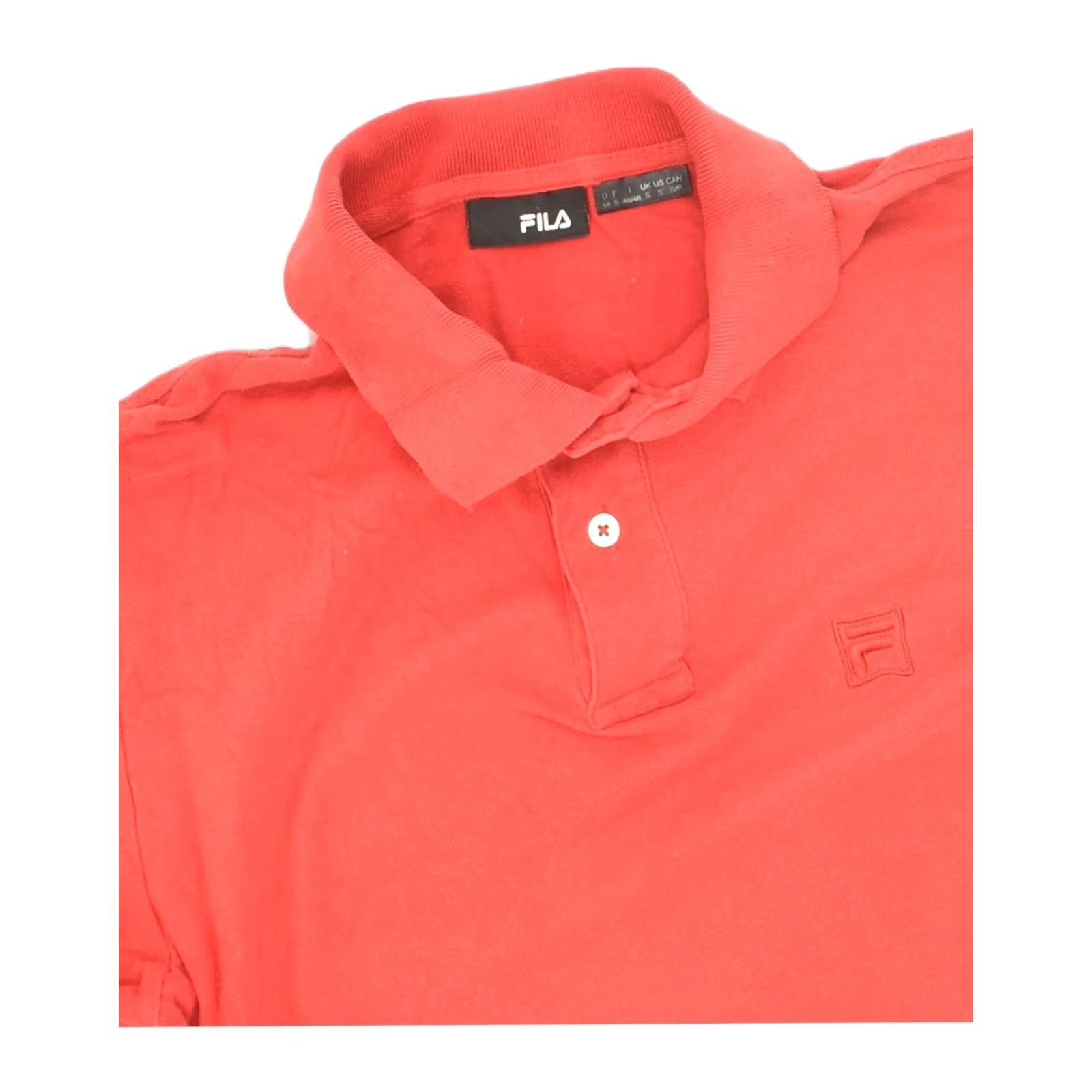 Fila FILA Mens Polo Shirt Small Red Cotton MT14 Size US S / EU 44-46 / 1 - 3 Thumbnail