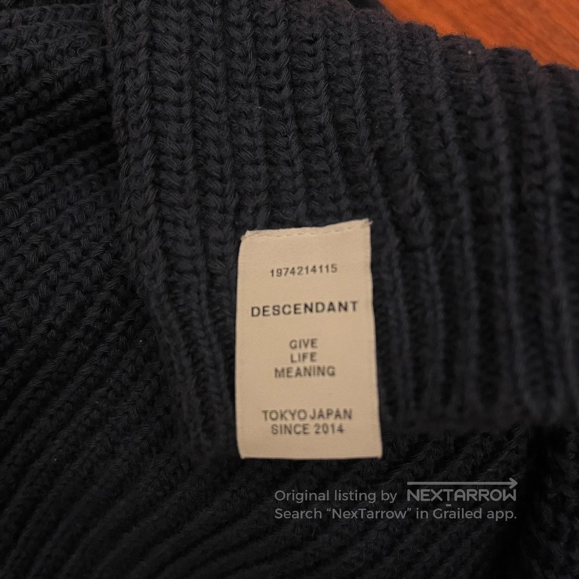 Descendant Descendant Baja Cotton Knit Hoodie. Size US S / EU 44-46 / 1 - 4 Thumbnail