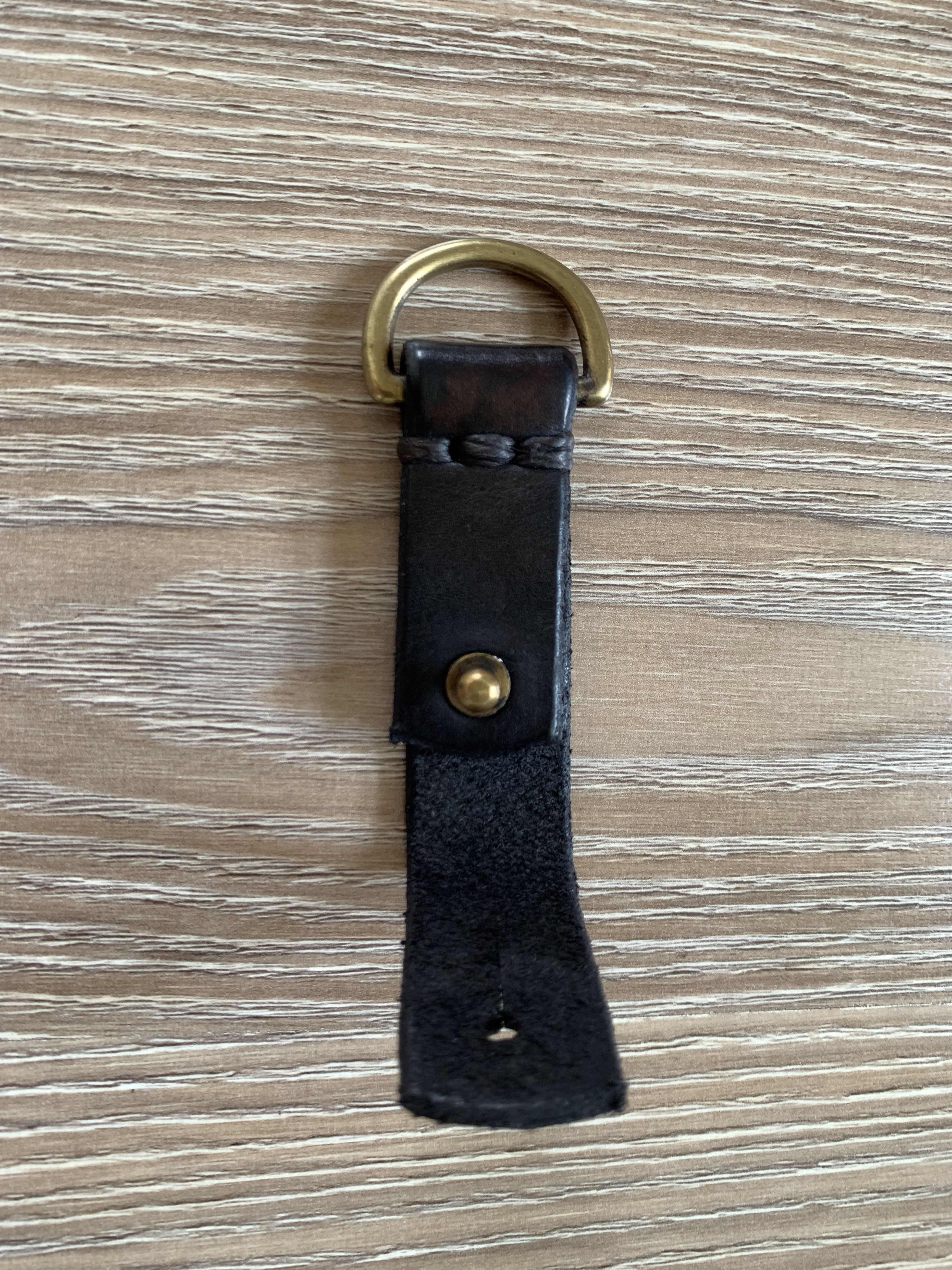 Handmade Leather Keychain With Embossing Size ONE SIZE - 6 Thumbnail