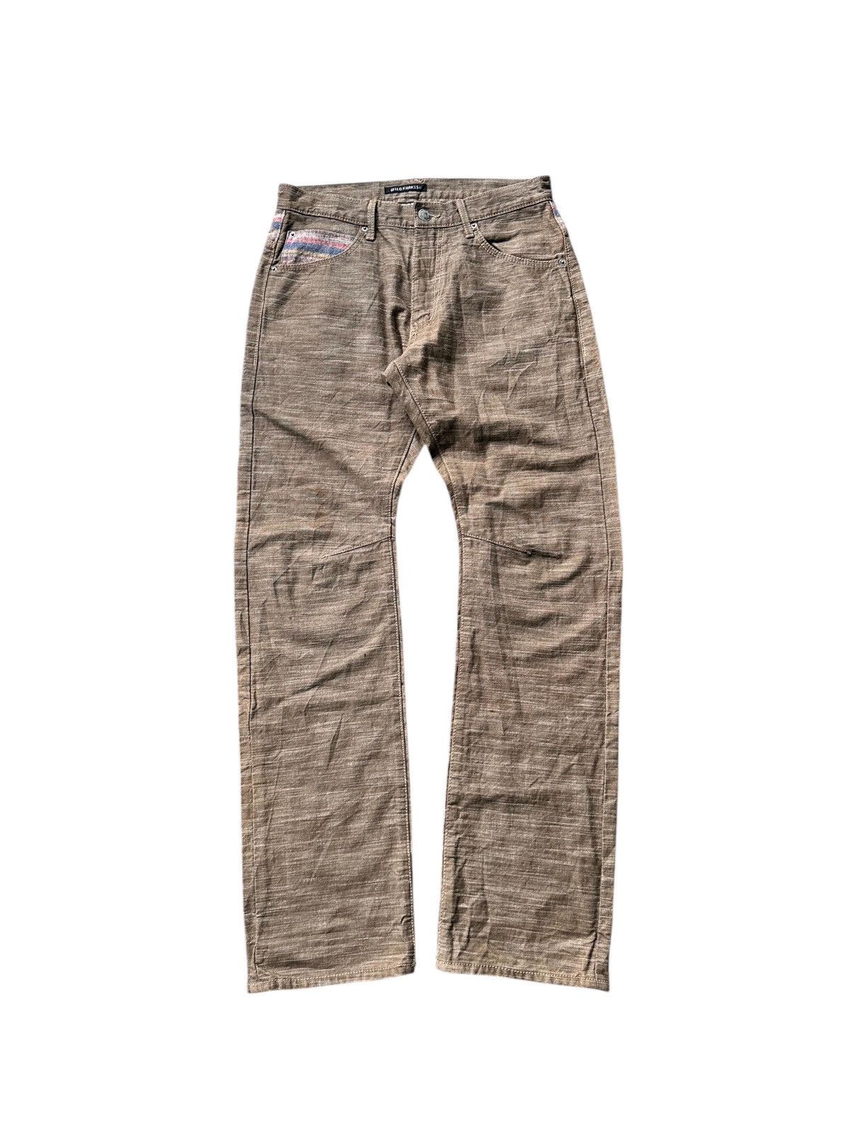 If Six Was Nine × Japanese Brand Wild Khakis Jeans Pants Size US 31 - 2 Thumbnail