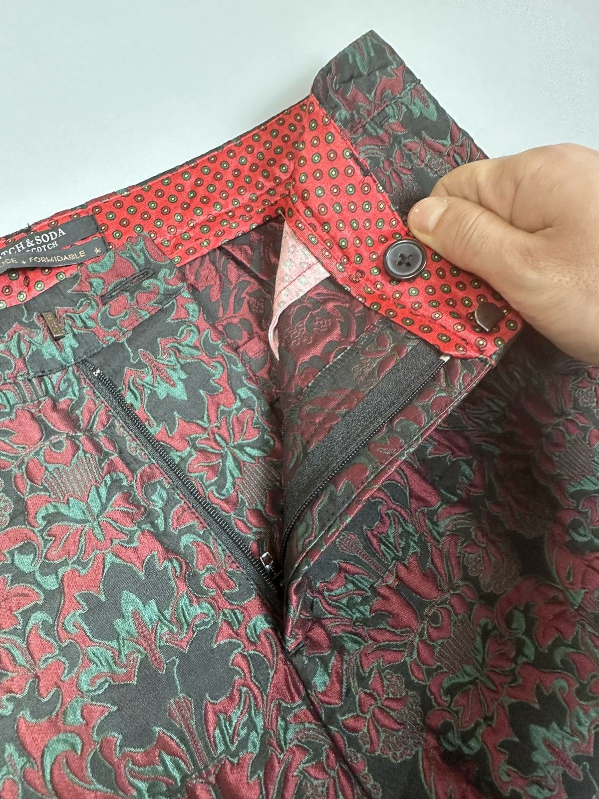 Scotch & Soda Formal trousers ornaments pattern by Scotch&Soda 140720-17 Size 31" - 4 Thumbnail