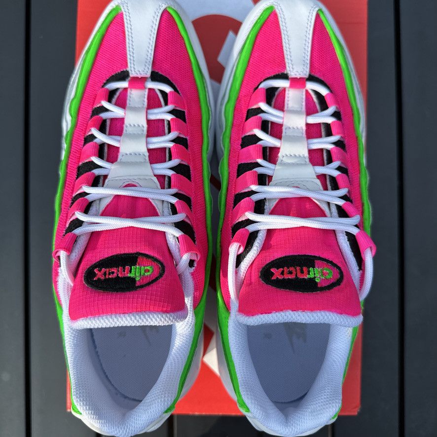 Nike Nike Air Max 95 Custom Watermelon - Pink/Green/White Size 10 Size US 10 / EU 43 - 18 Thumbnail