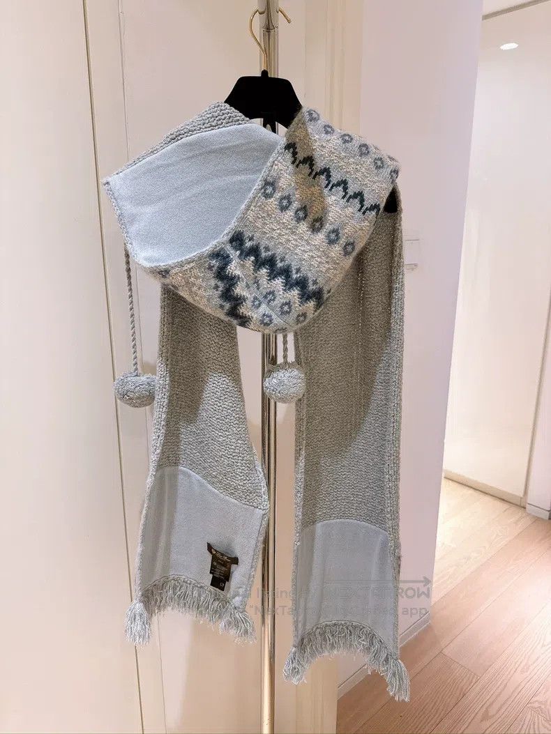Loro Piana Loro Piana size 110*25cm Fringe tassel cashmere scarf Size ONE SIZE - 2 Thumbnail