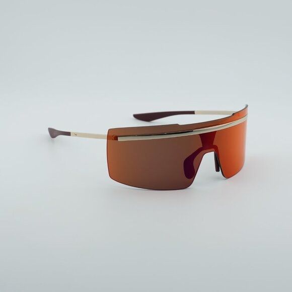 Nike NIKE ECHO SHIELD M F 750 Sunglasses Gold Shield Frame Size ONE SIZE - 9 Thumbnail